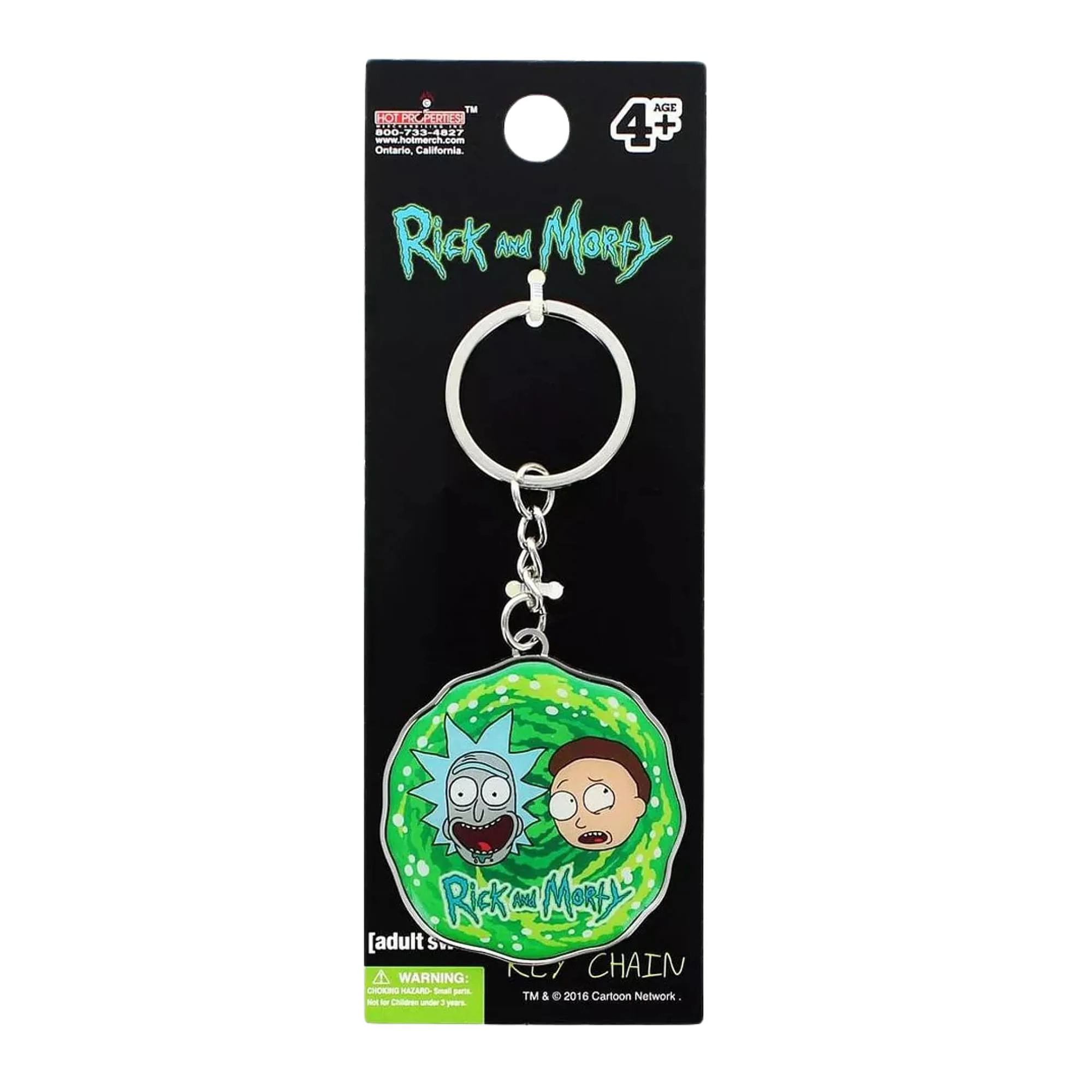 Rick and Morty Metal Keychain: Portal - Image 2