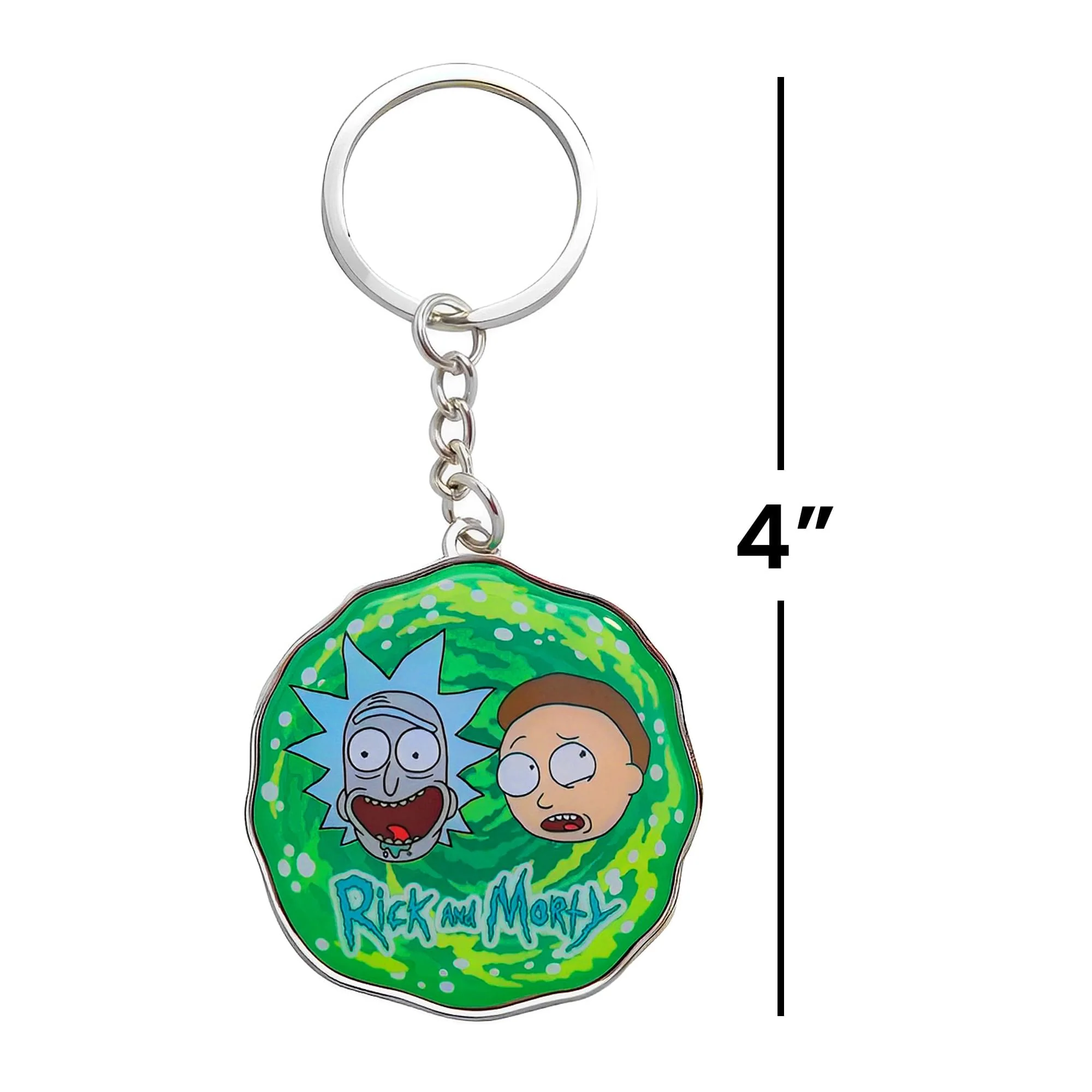 Rick and Morty Metal Keychain: Portal - Image 4