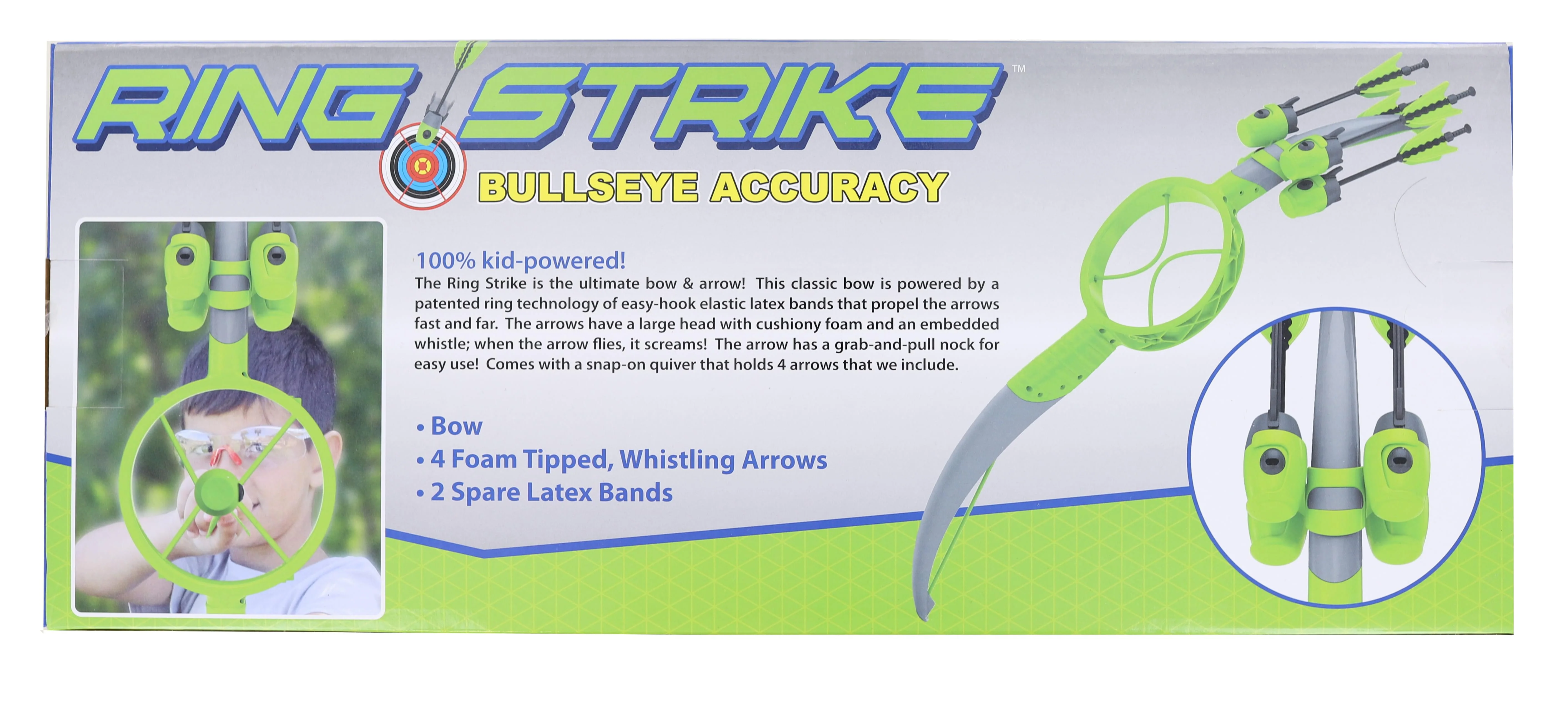 Ring Strike Foam-Tipped Rocket Launcher | Green - Image 2