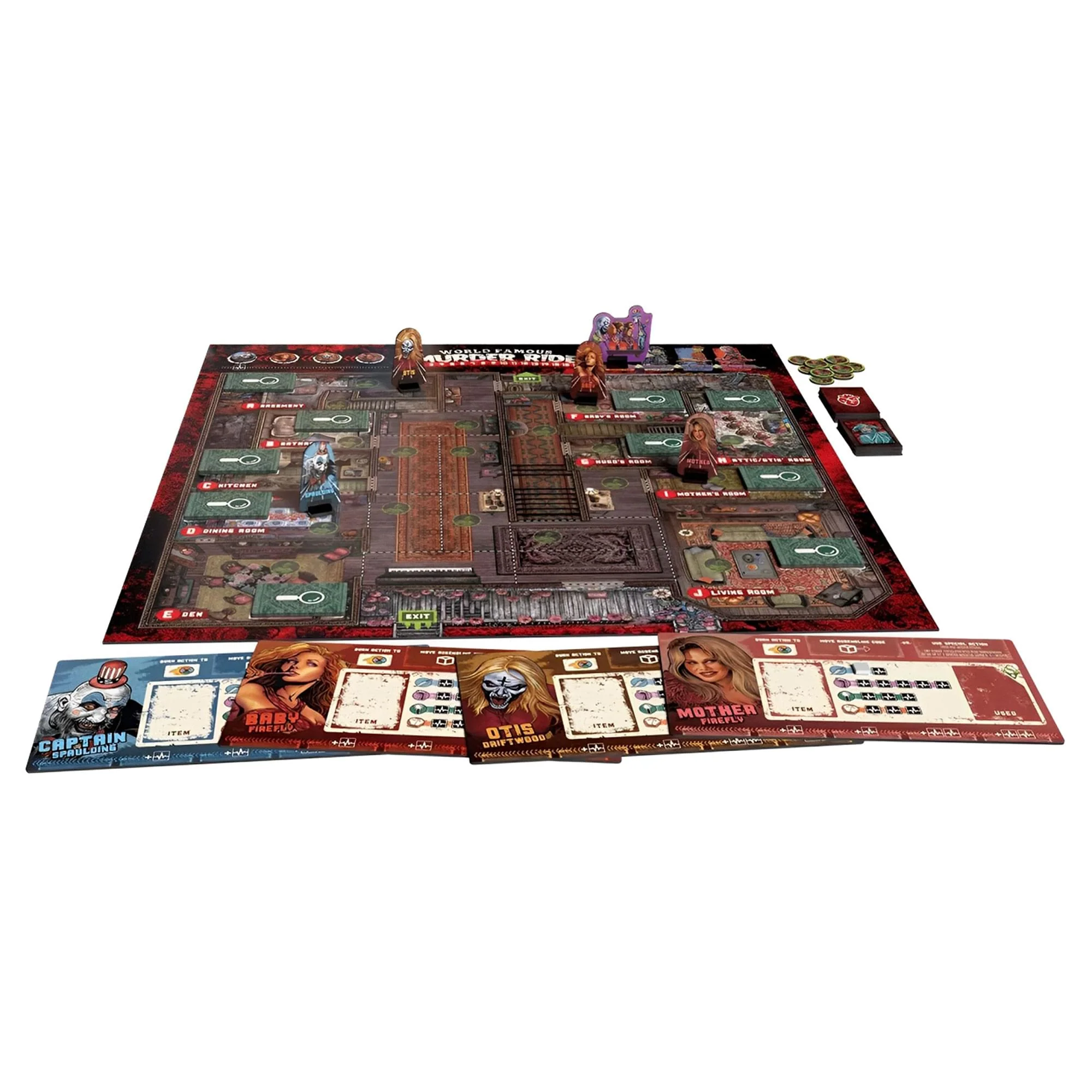 Rob Zombie's House of 1000 Corpses Board Game - Image 3