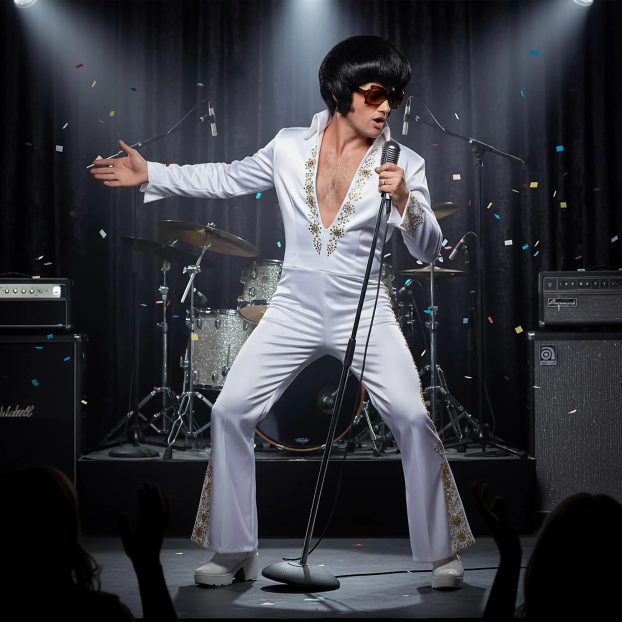 Rocker Wig Costume Accessory - Image 5