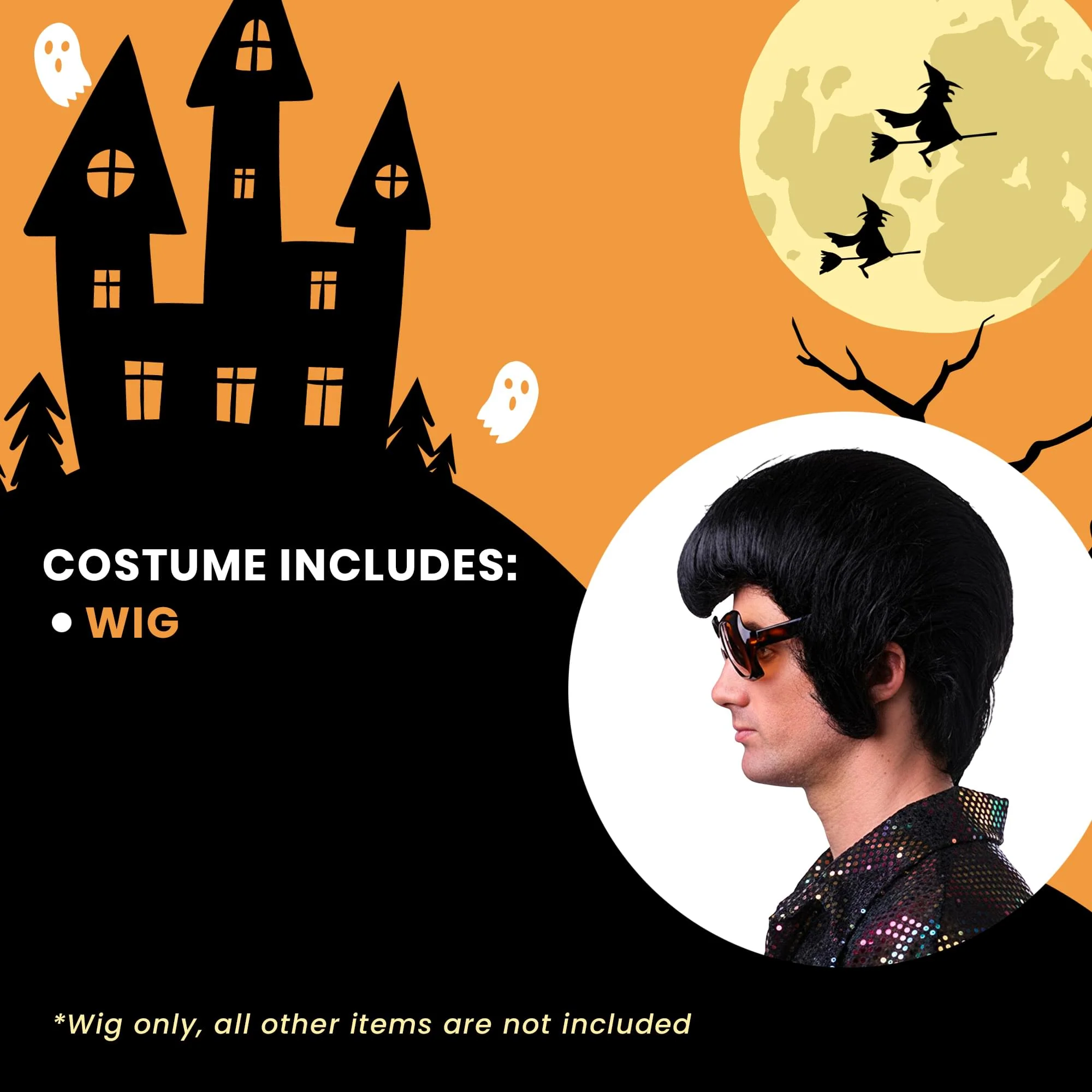 Rocker Wig Costume Accessory - Image 6