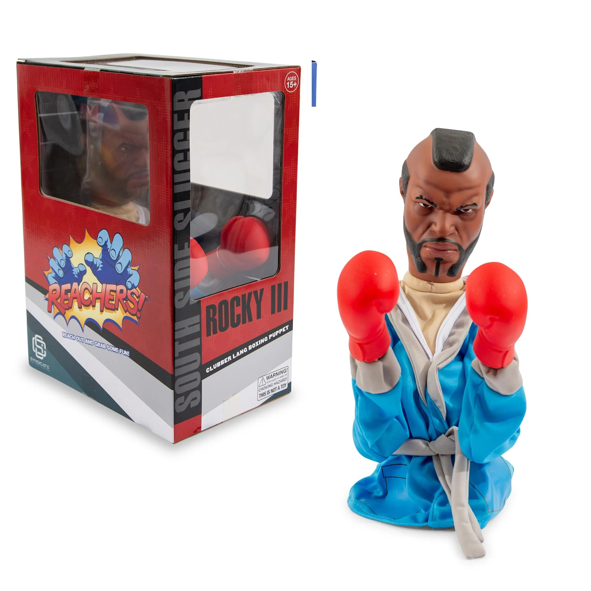 Rocky Reachers Clubber Lang 13-Inch Boxing Puppet Toy | Toynk Exclusive - Image 2