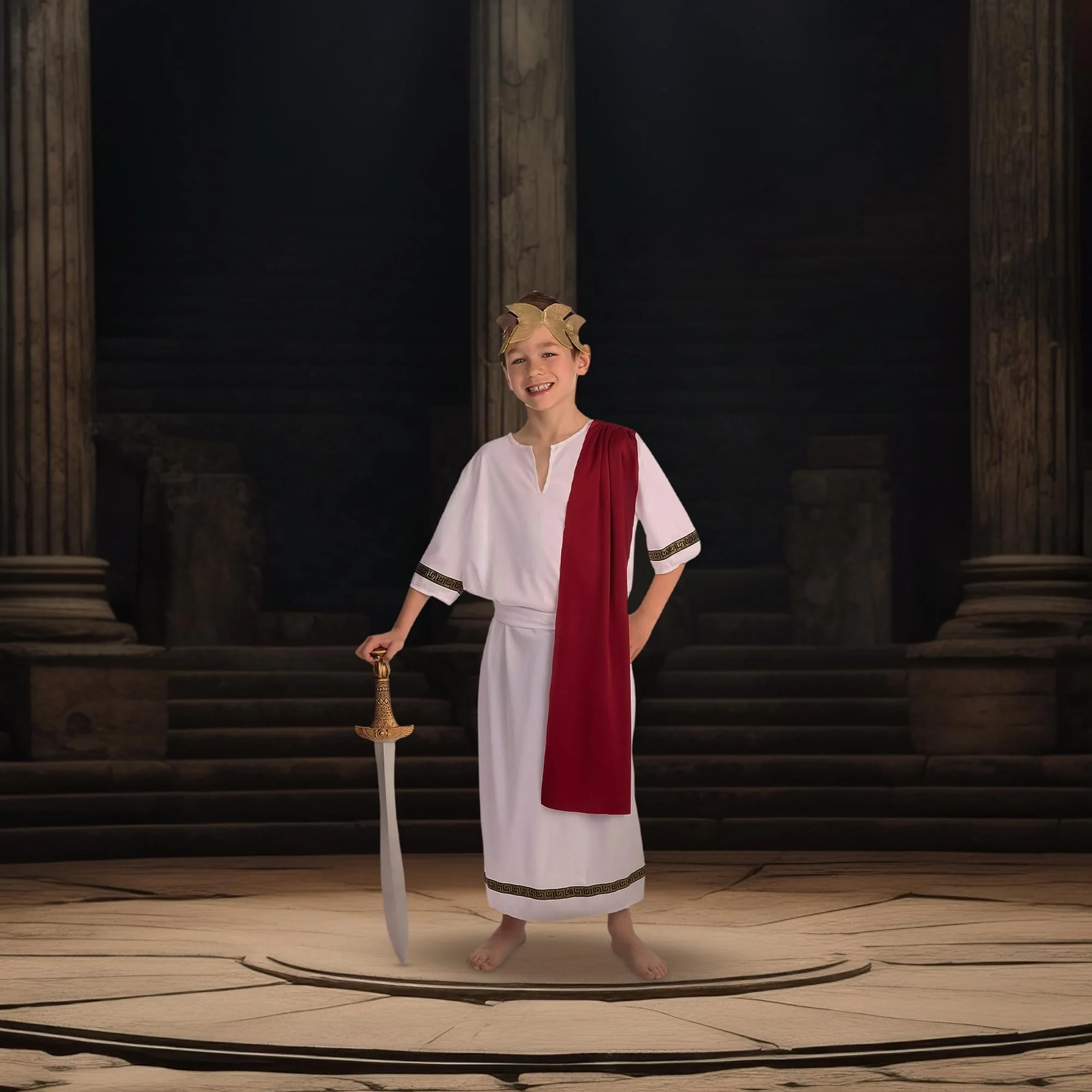 Roman Emperor Child Costume - Image 12