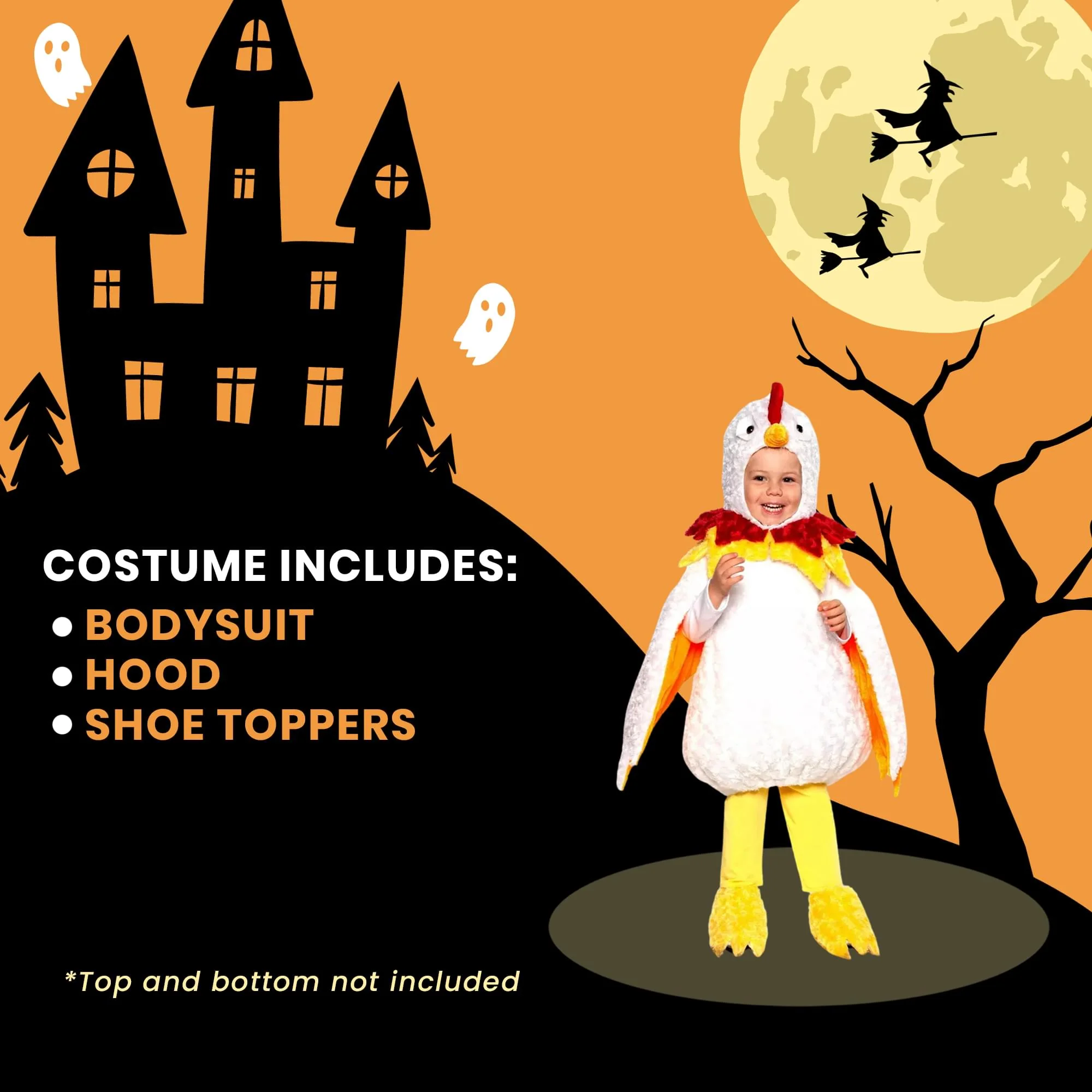 Rooster Belly Baby Child Costume - Image 4