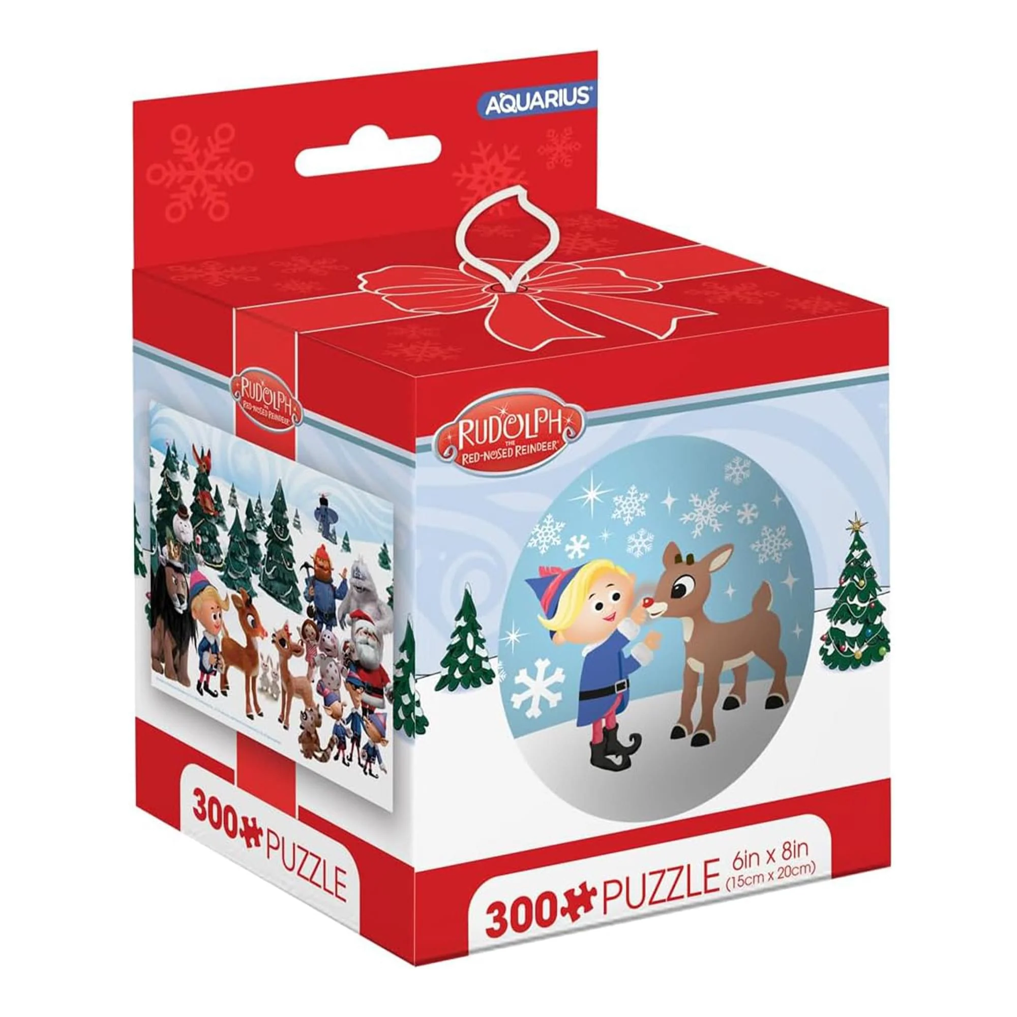 Rudolph The Red-Nosed Reindeer 300 Piece Tin Sphere Jigsaw Puzzle - Image 2
