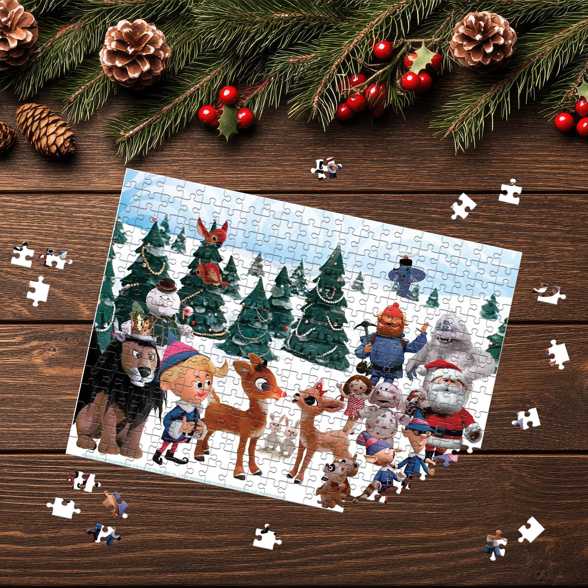 Rudolph The Red-Nosed Reindeer 300 Piece Tin Sphere Jigsaw Puzzle - Image 4