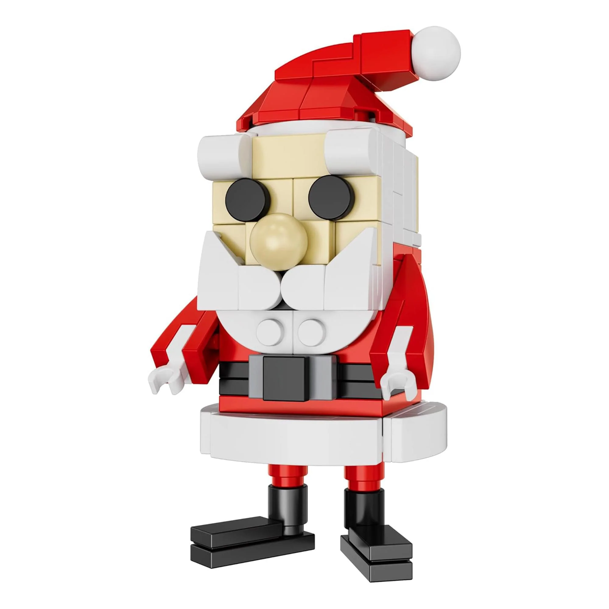 Rudolph The Red-Nosed Reindeer Santa Figure 93-Piece Brickcraft Building Set - Image 3
