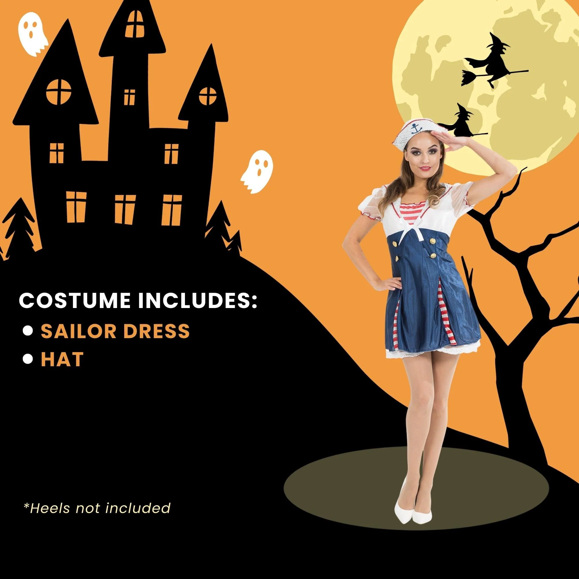 Sailor Adult Costume Dress - Image 6