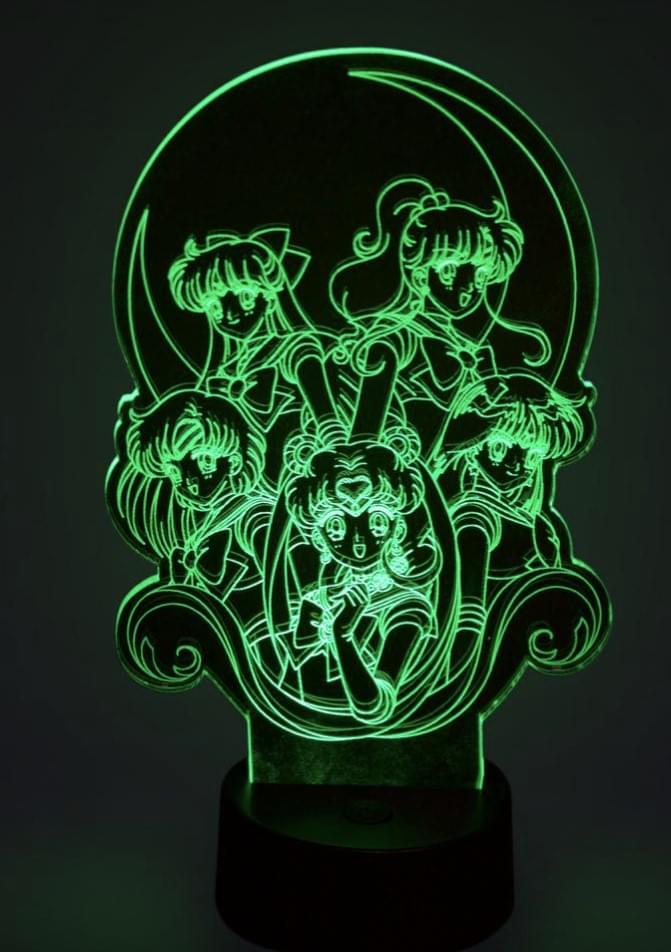 Sailor Moon Acrylic Lamp LED Lamp - Image 4