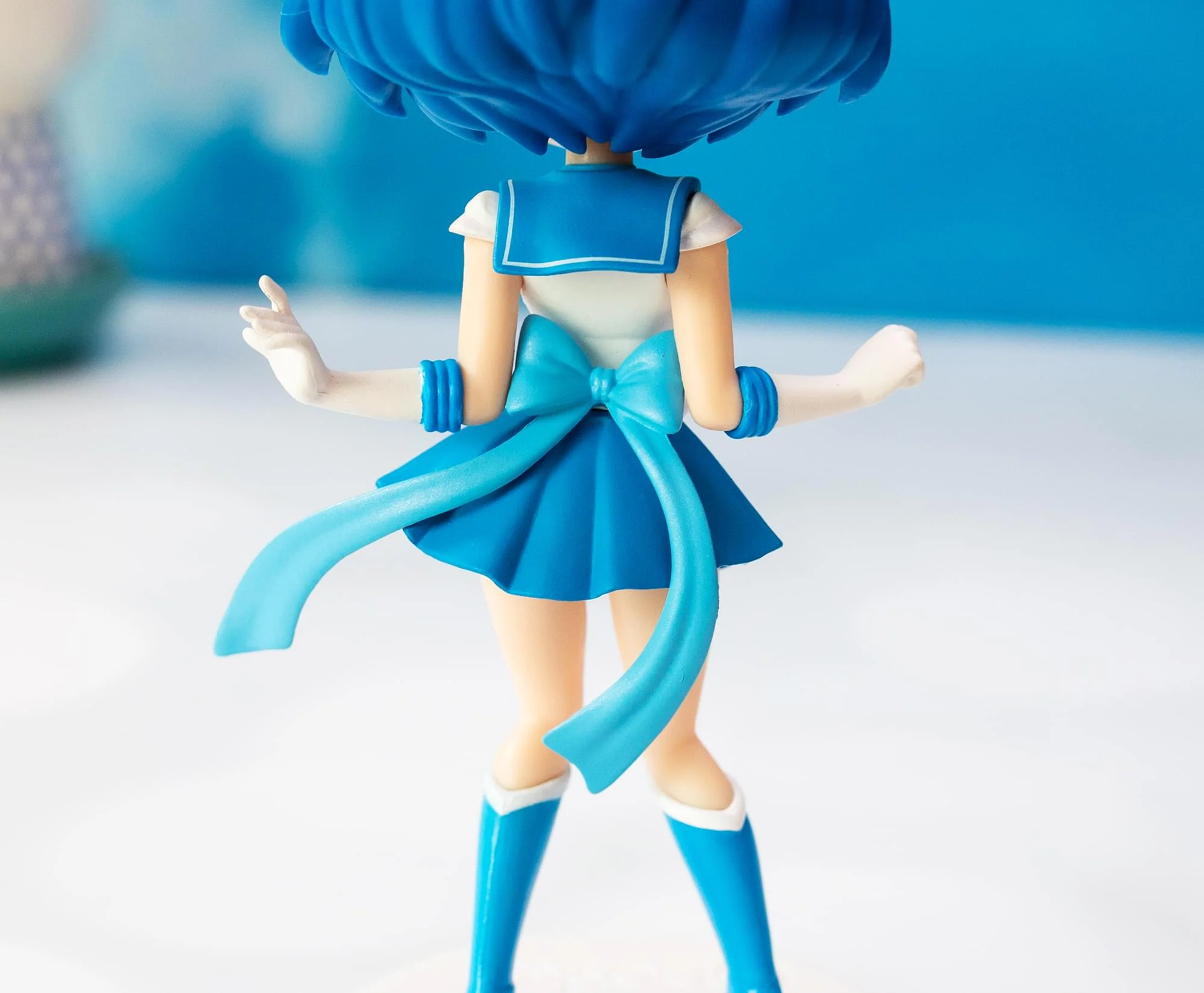 Sailor Moon Eternal Q Posket Action Figure | Super Sailor Mercury (Version A) - Image 10