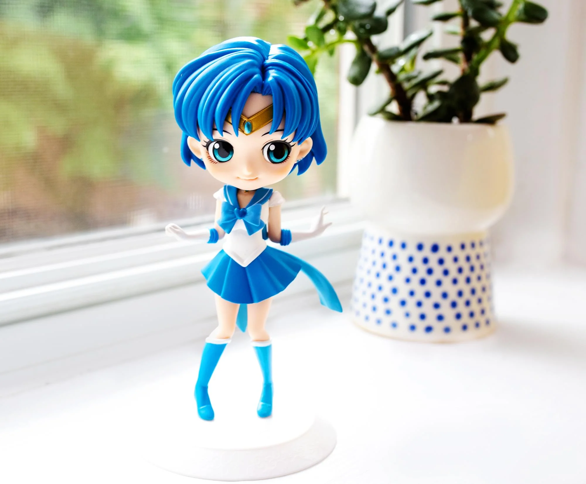 Sailor Moon Eternal Q Posket Action Figure | Super Sailor Mercury (Version A) - Image 8