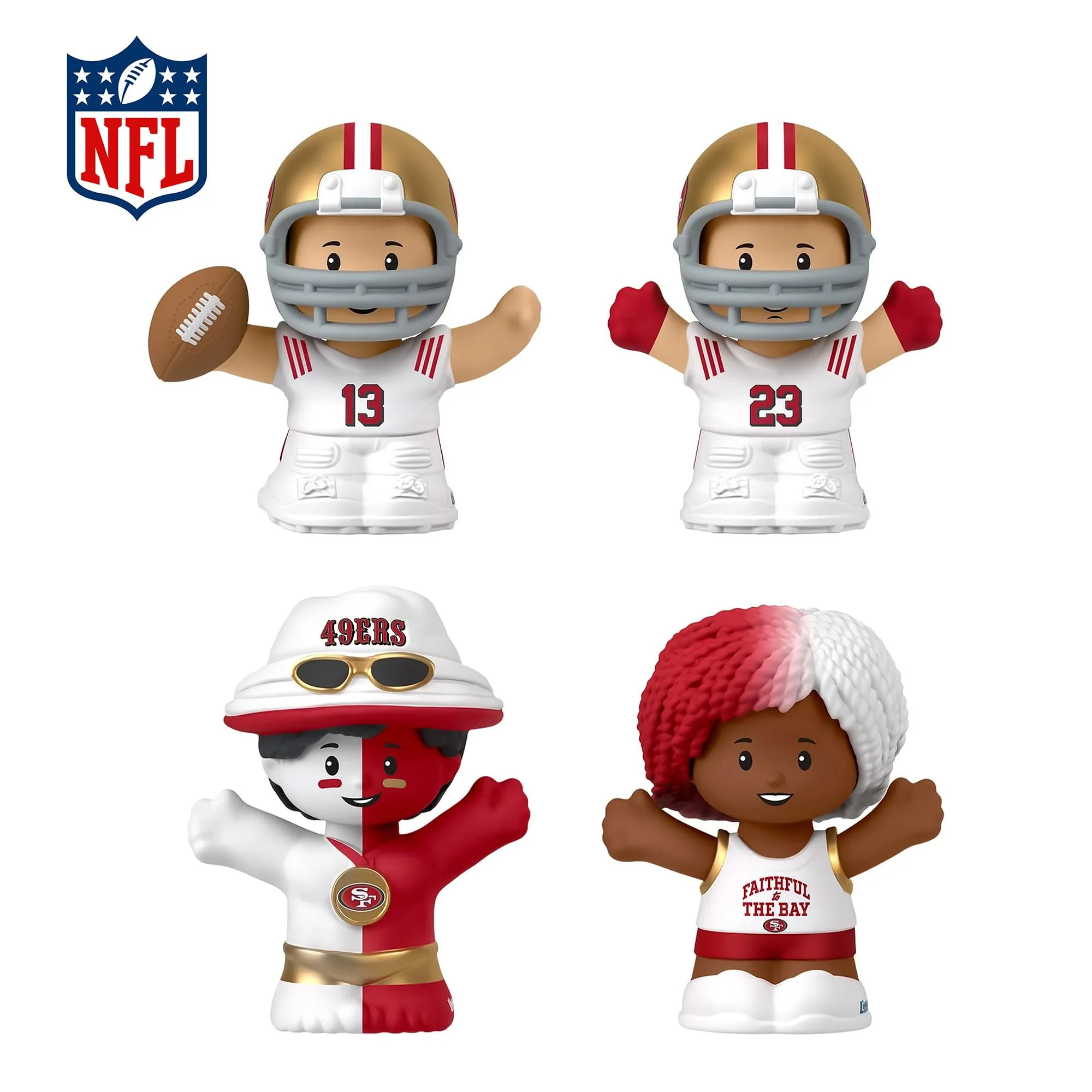 San Francisco 49ers NFL Little People Collector Set | Alternate Jersey - Image 2