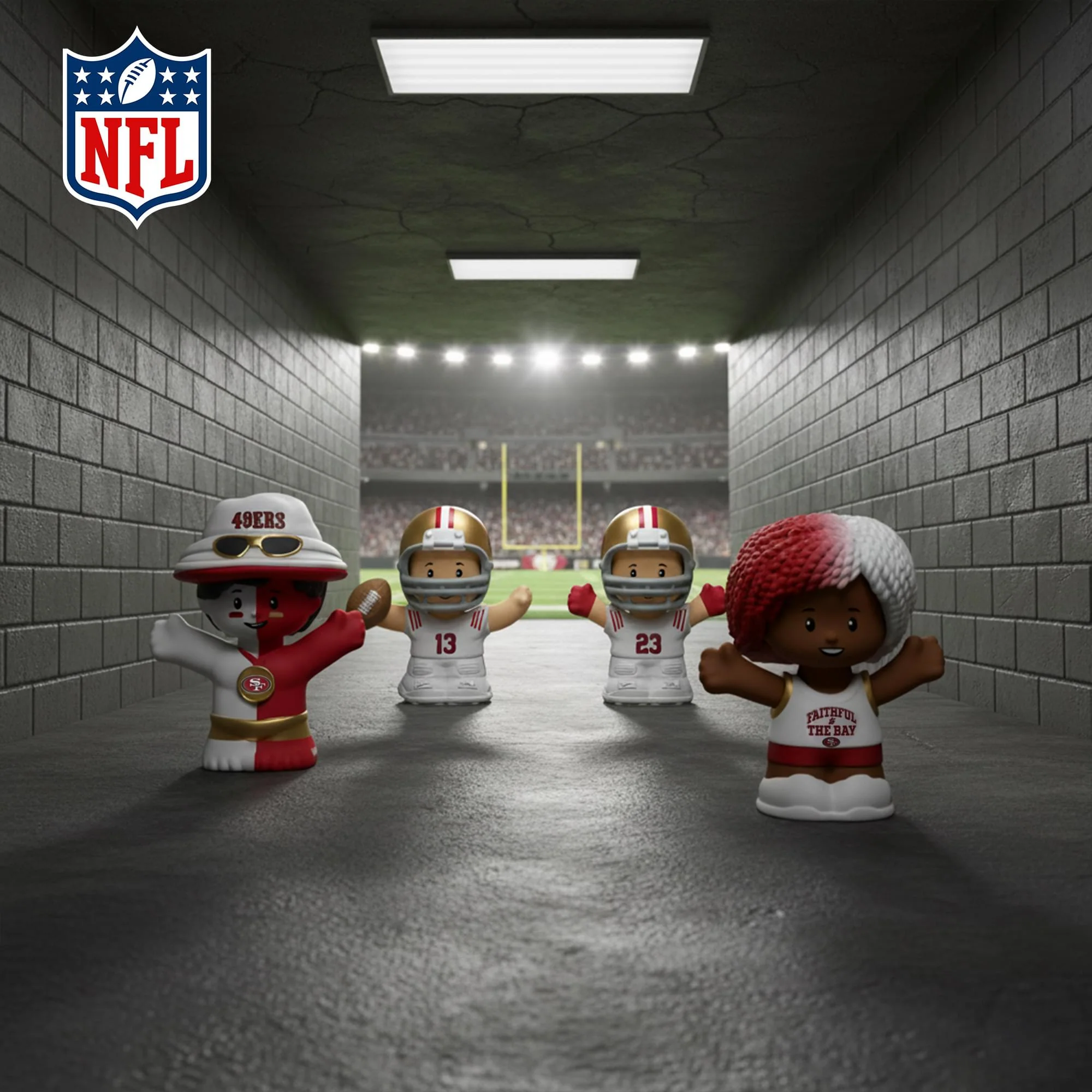 San Francisco 49ers NFL Little People Collector Set | Alternate Jersey - Image 6