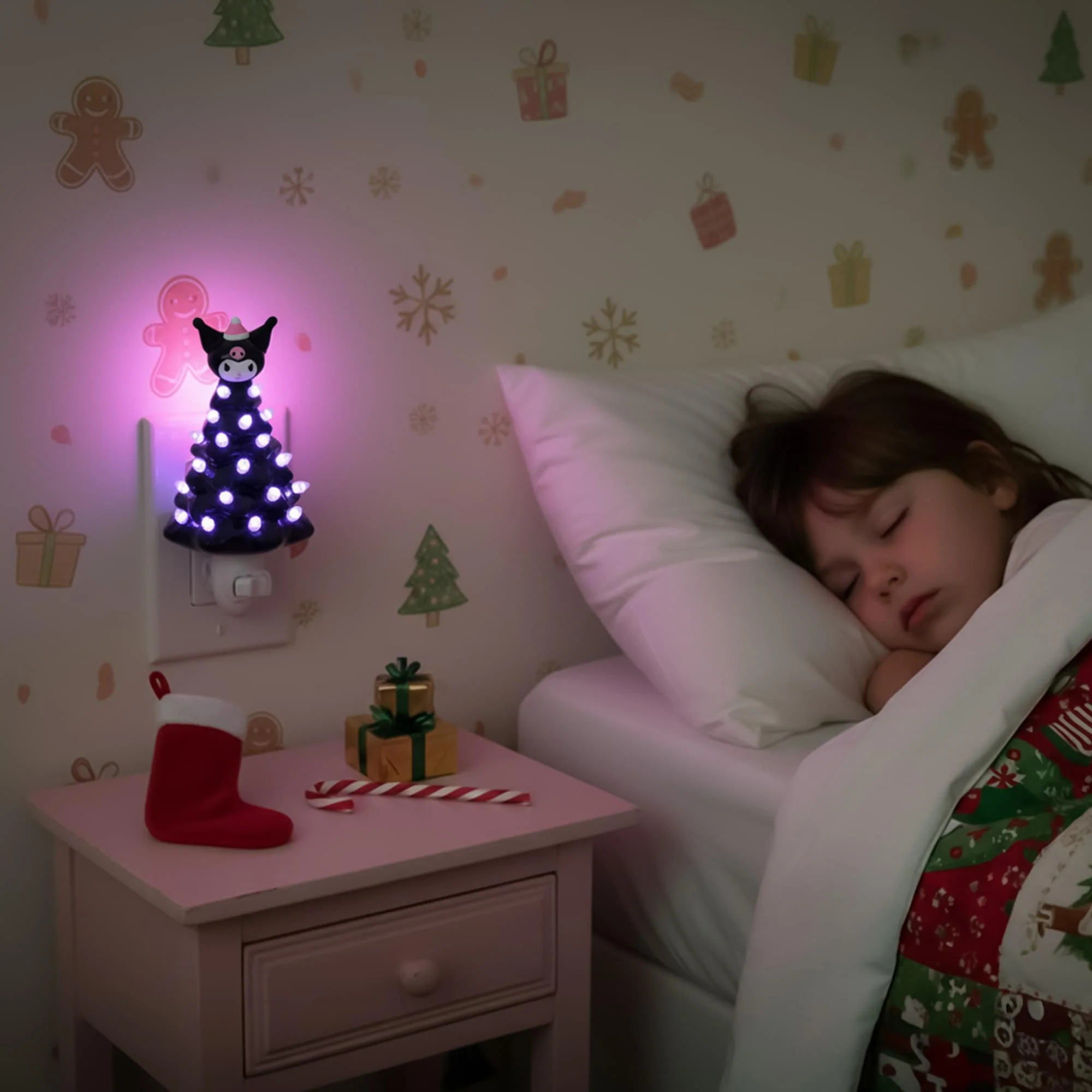 Sanrio Characters Christmas Tree Plug-In Night Light Set Of 3 - Image 9