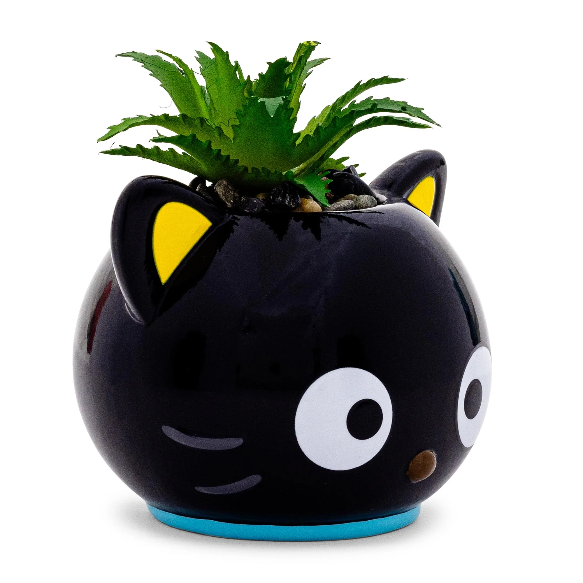 Sanrio Chococat 3-Inch Ceramic Mini Planter With Artificial Succulent - Image 2