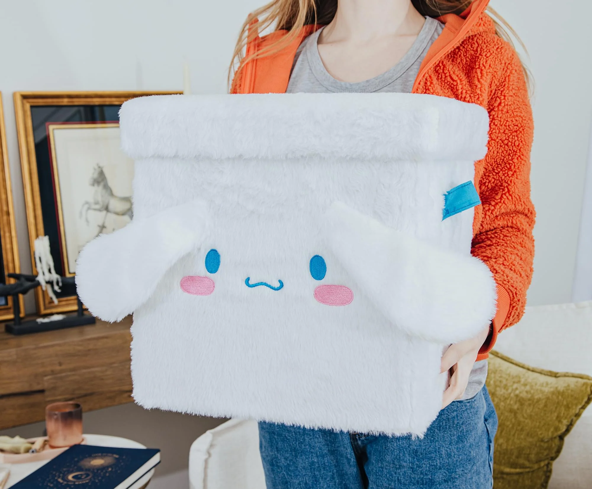Sanrio Cinnamoroll 13 x 13 Inch Plush Storage Cube - Image 6