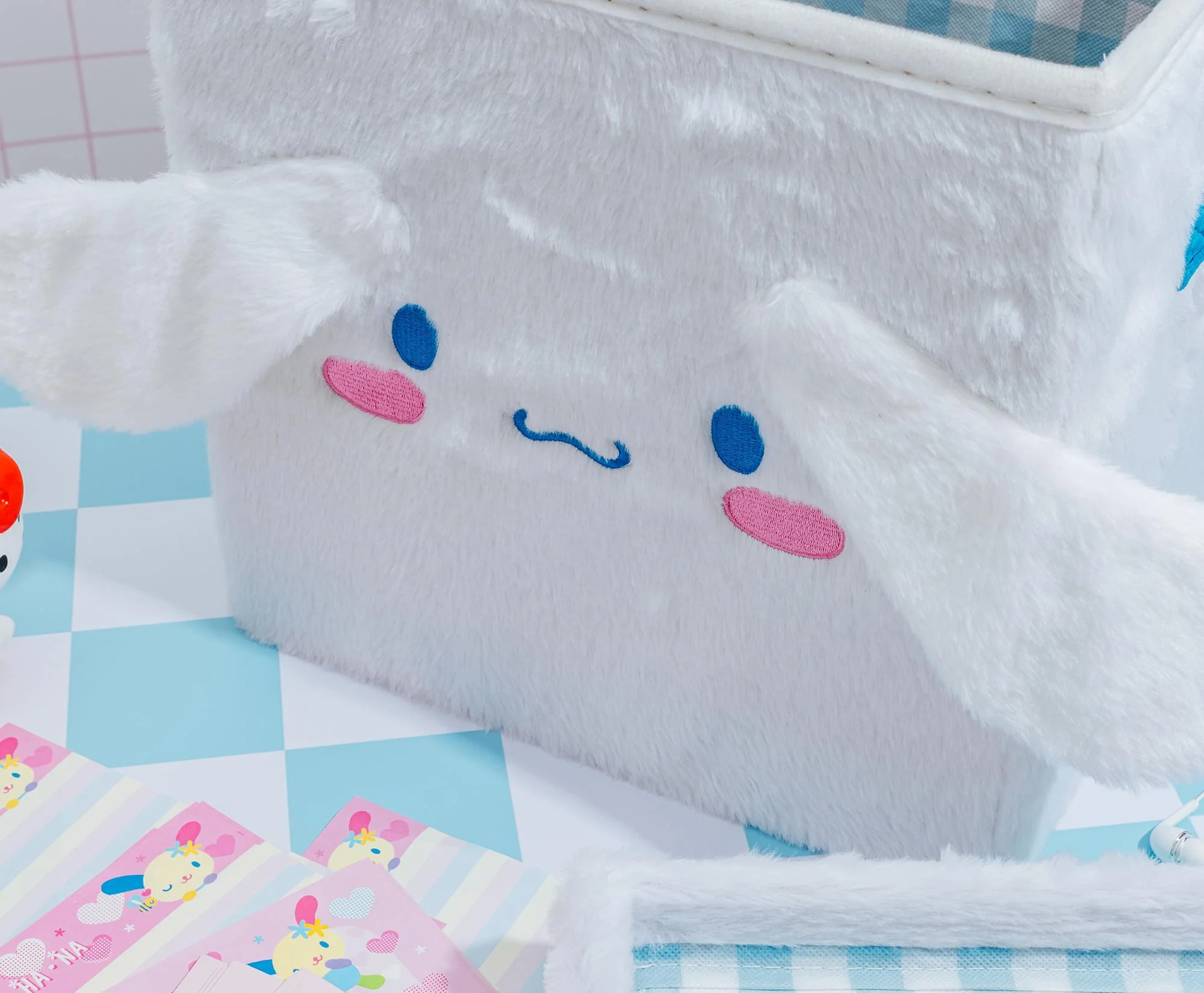 Sanrio Cinnamoroll 13 x 13 Inch Plush Storage Cube - Image 8