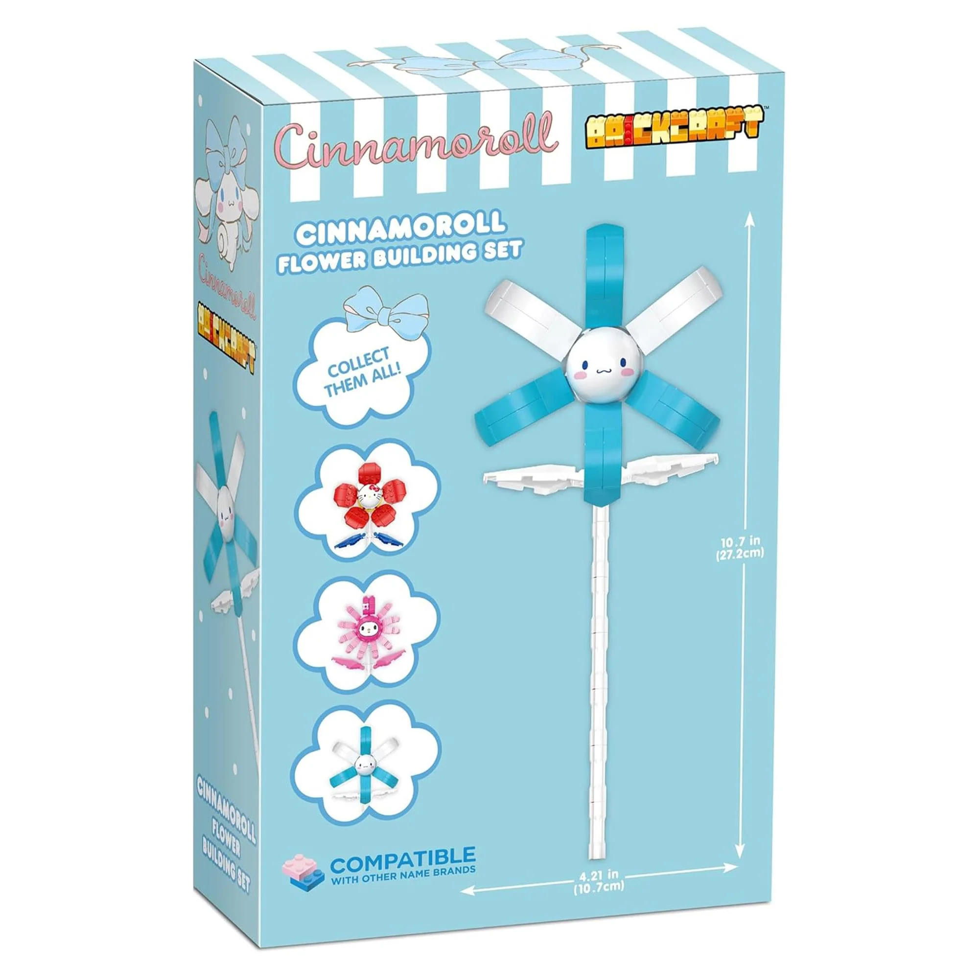 Sanrio Cinnamoroll Flower 80 Piece Brick Building Set - Image 7