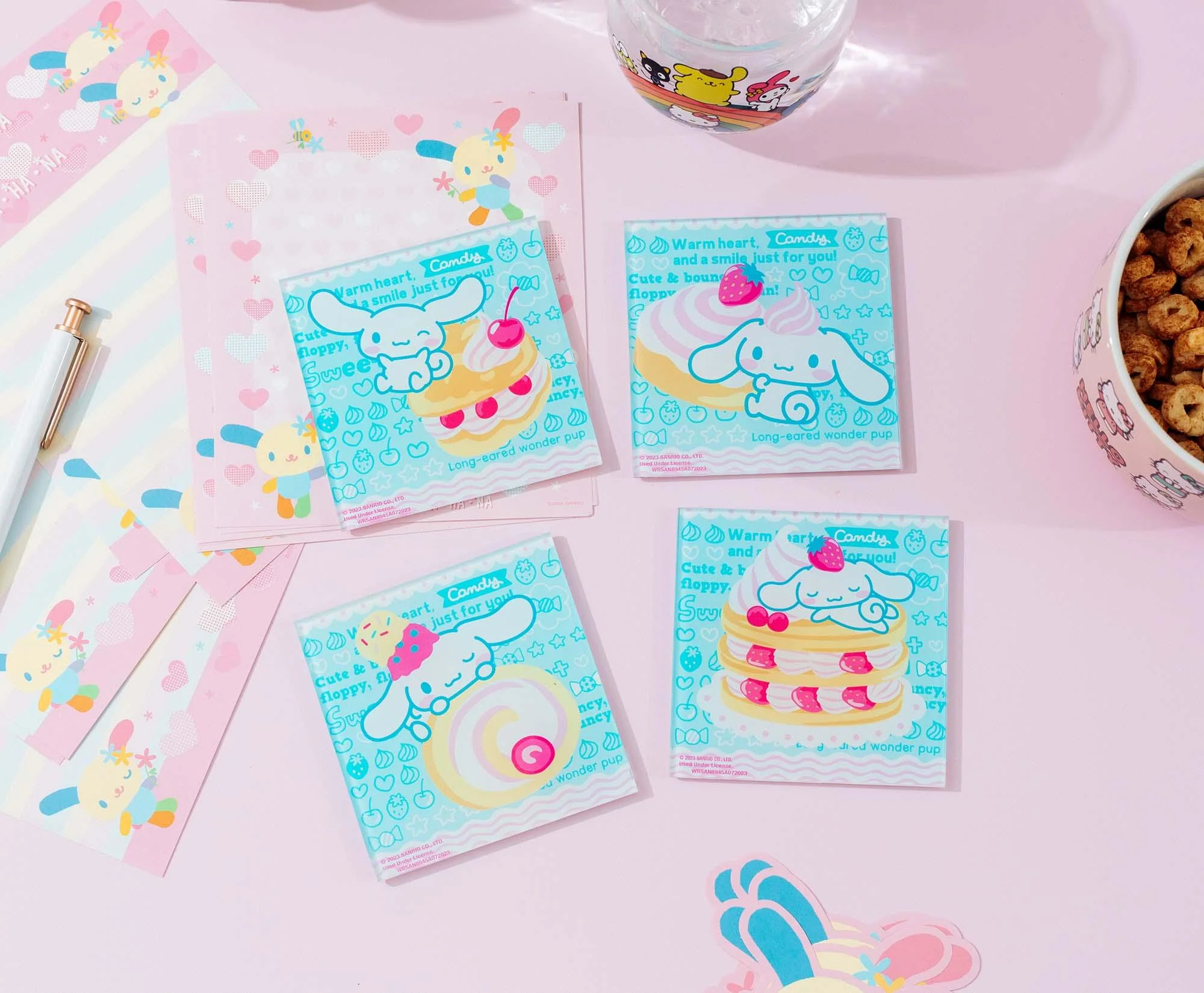 Sanrio Cinnamoroll Glass Coasters | Set of 4 - Image 4