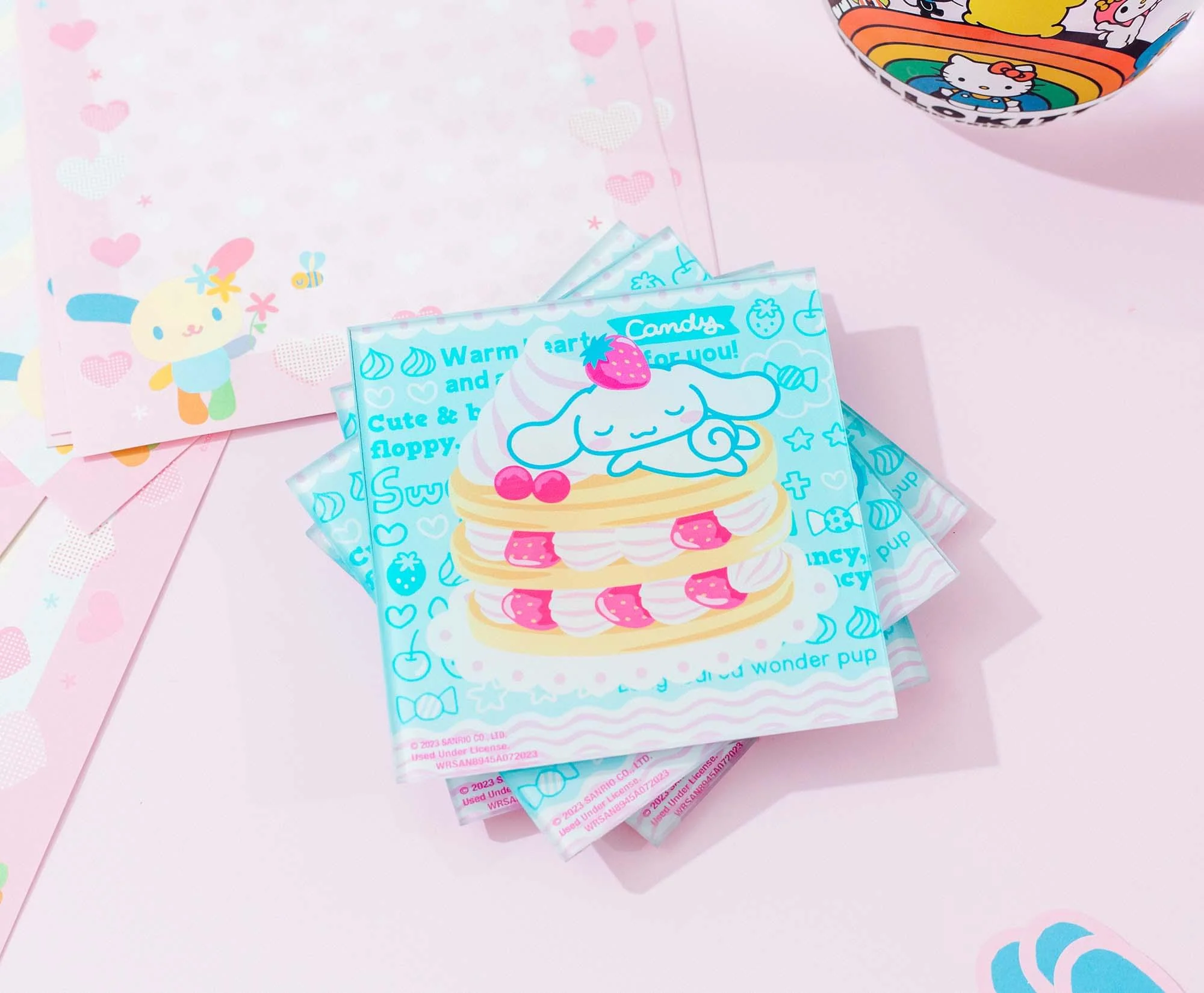 Sanrio Cinnamoroll Glass Coasters | Set of 4 - Image 9