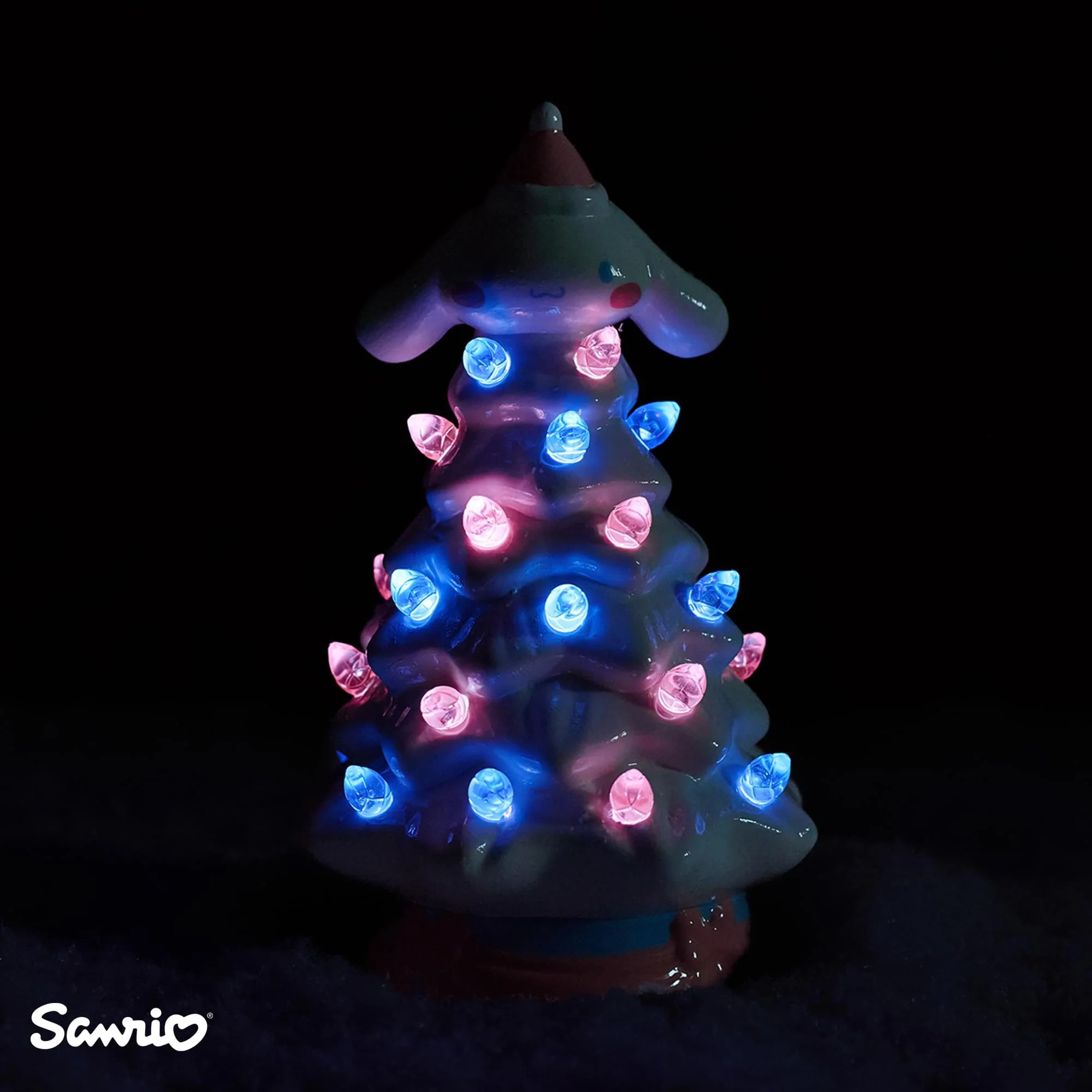 Sanrio Cinnamoroll Light-Up Ceramic Christmas Tree | 6 Inches Tall - Image 4