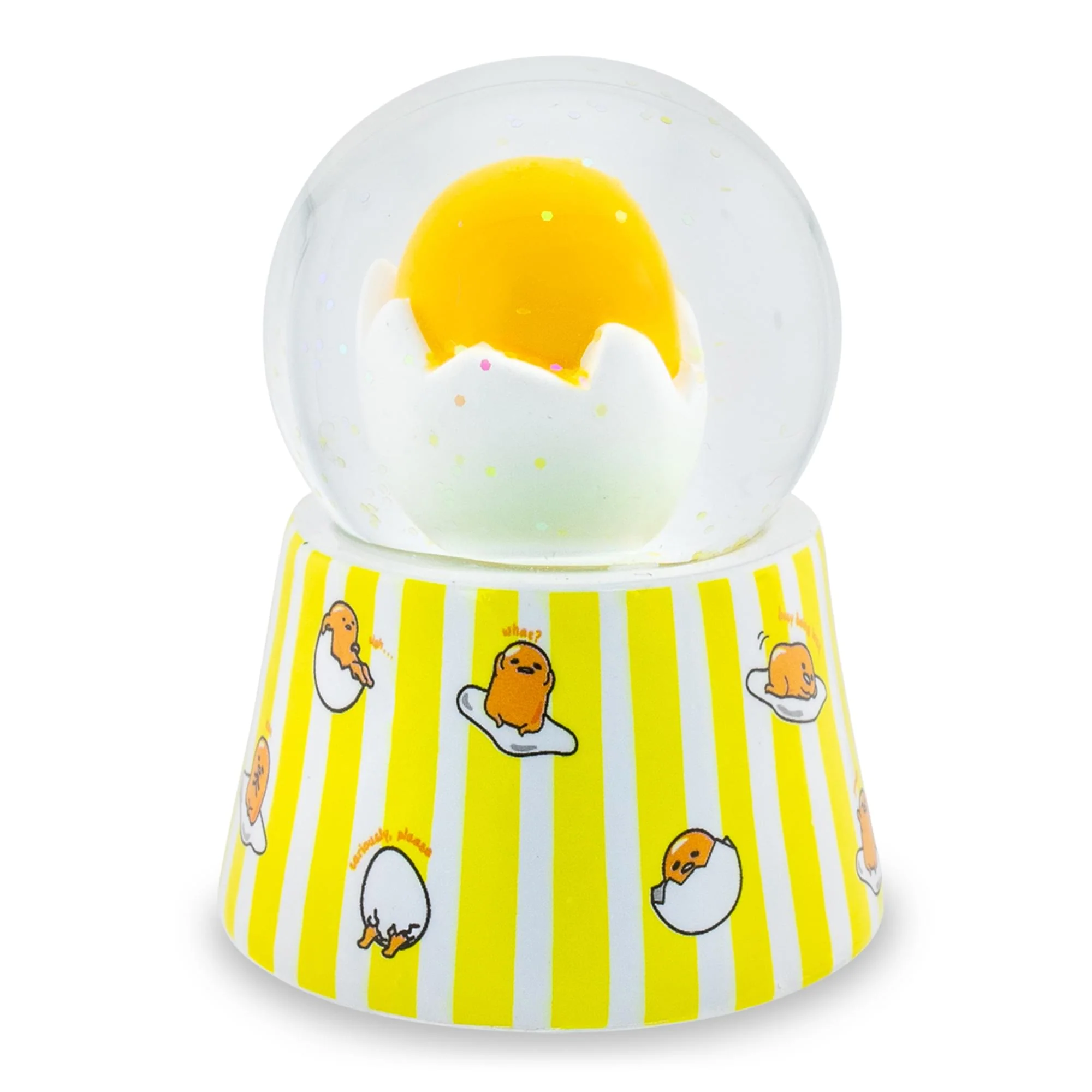 Sanrio Gudetama Mini Light-Up Snow Globe | 3 Inches Tall - Image 4