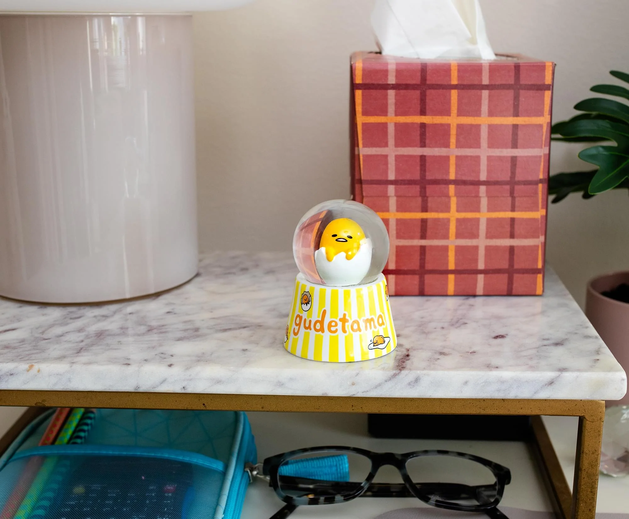 Sanrio Gudetama Mini Light-Up Snow Globe | 3 Inches Tall - Image 8