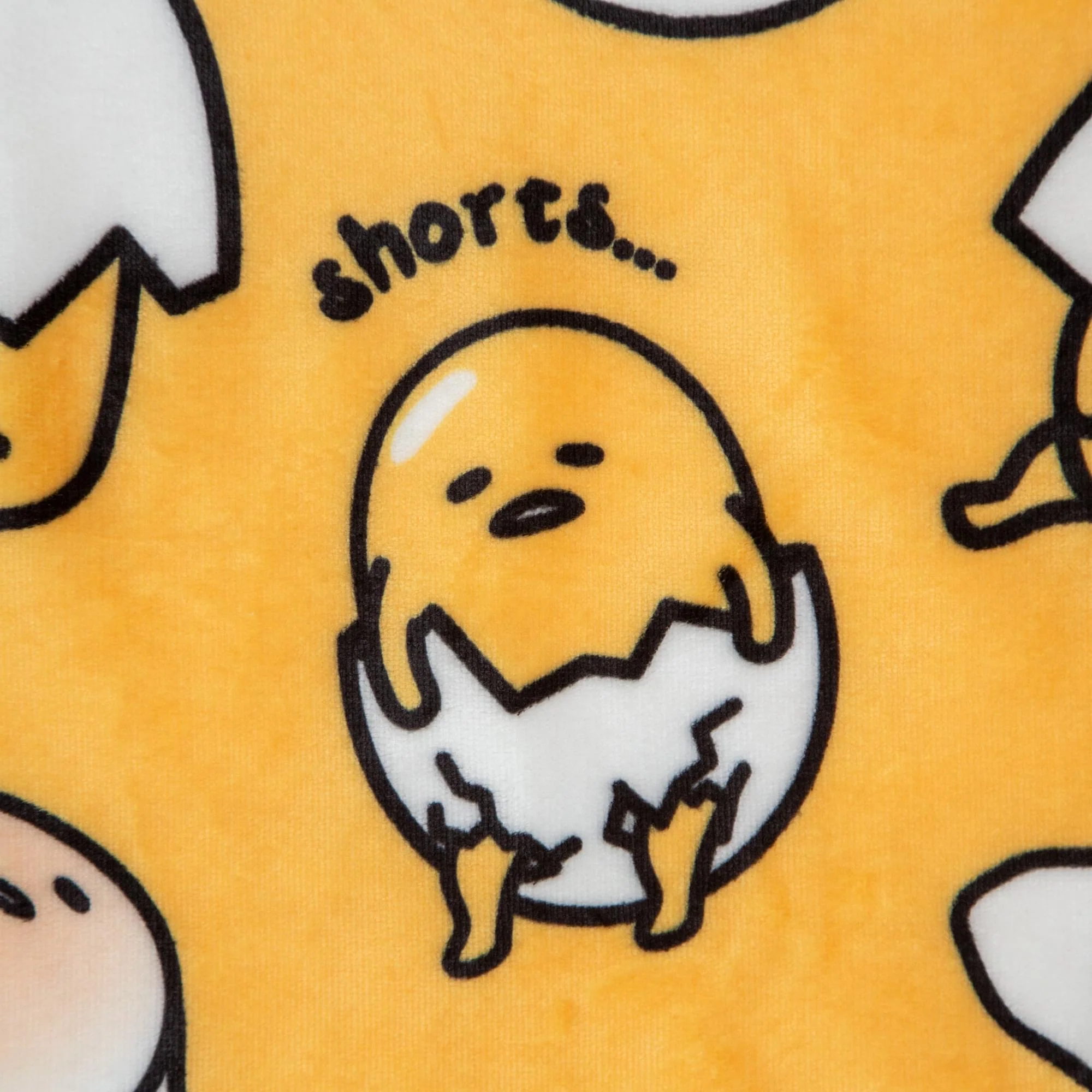 Sanrio Gudetama Shell Shorts Silk-Touch Sherpa Throw Blanket | 50 x 60 Inches - Image 2