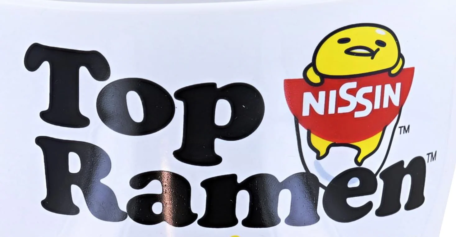 Sanrio Gudetama Top Ramen More Please 20oz Ceramic Ramen Bowl with Chopsticks - Image 3
