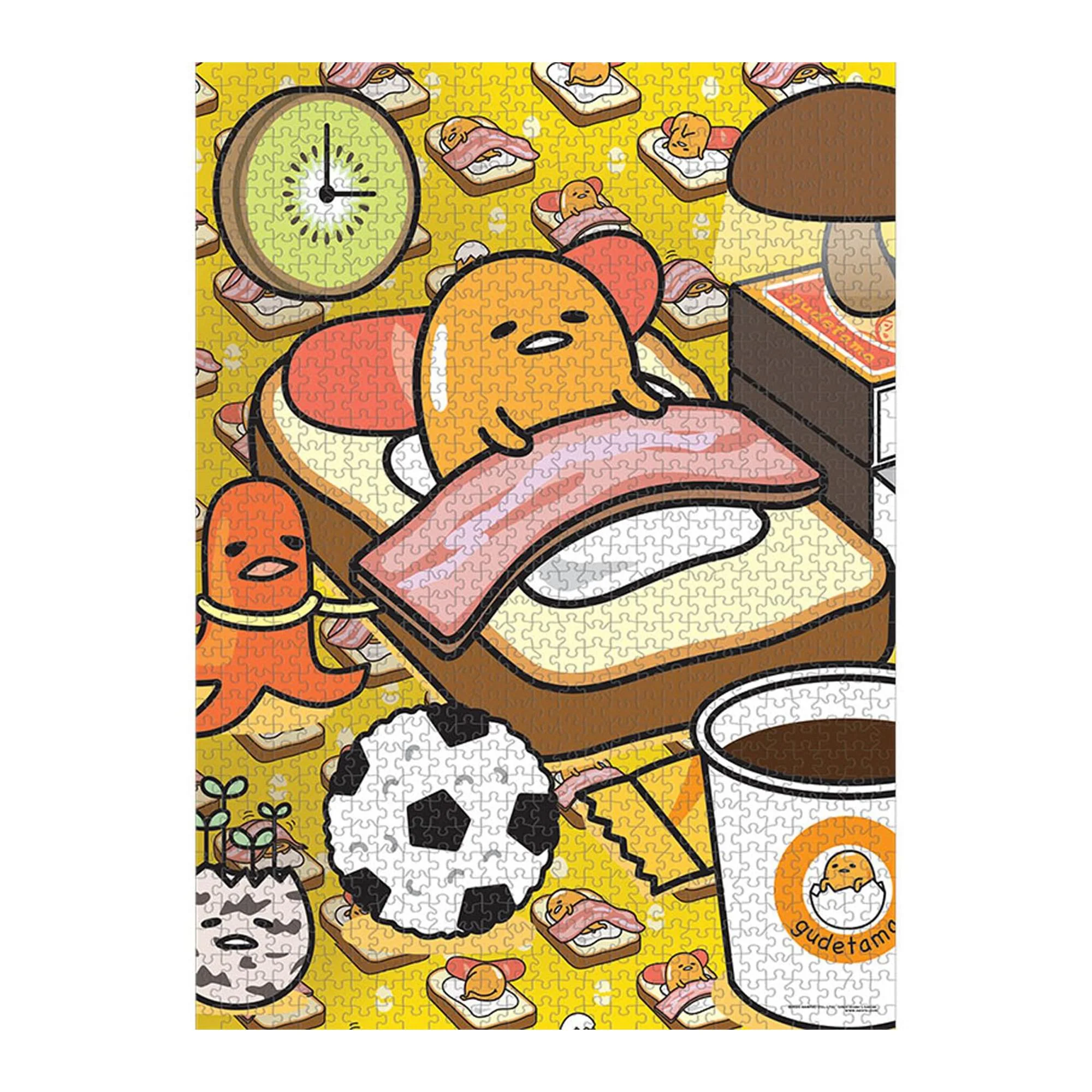 Sanrio Gudetama "Work From Bed" 1000 Piece Jigsaw Puzzle - Image 2