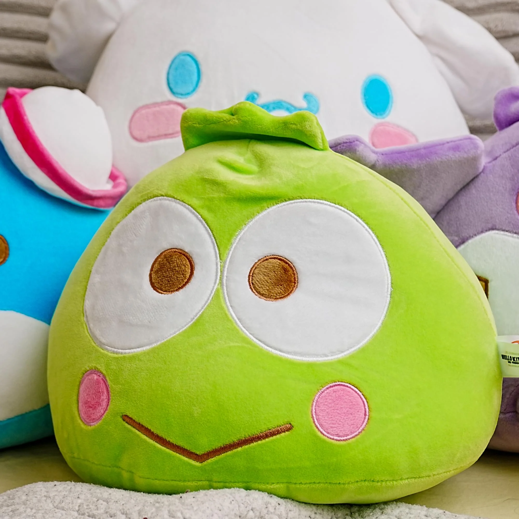 Sanrio Hello Kitty and Friends 10 Inch Dumpling Plush | Keroppi - Image 6