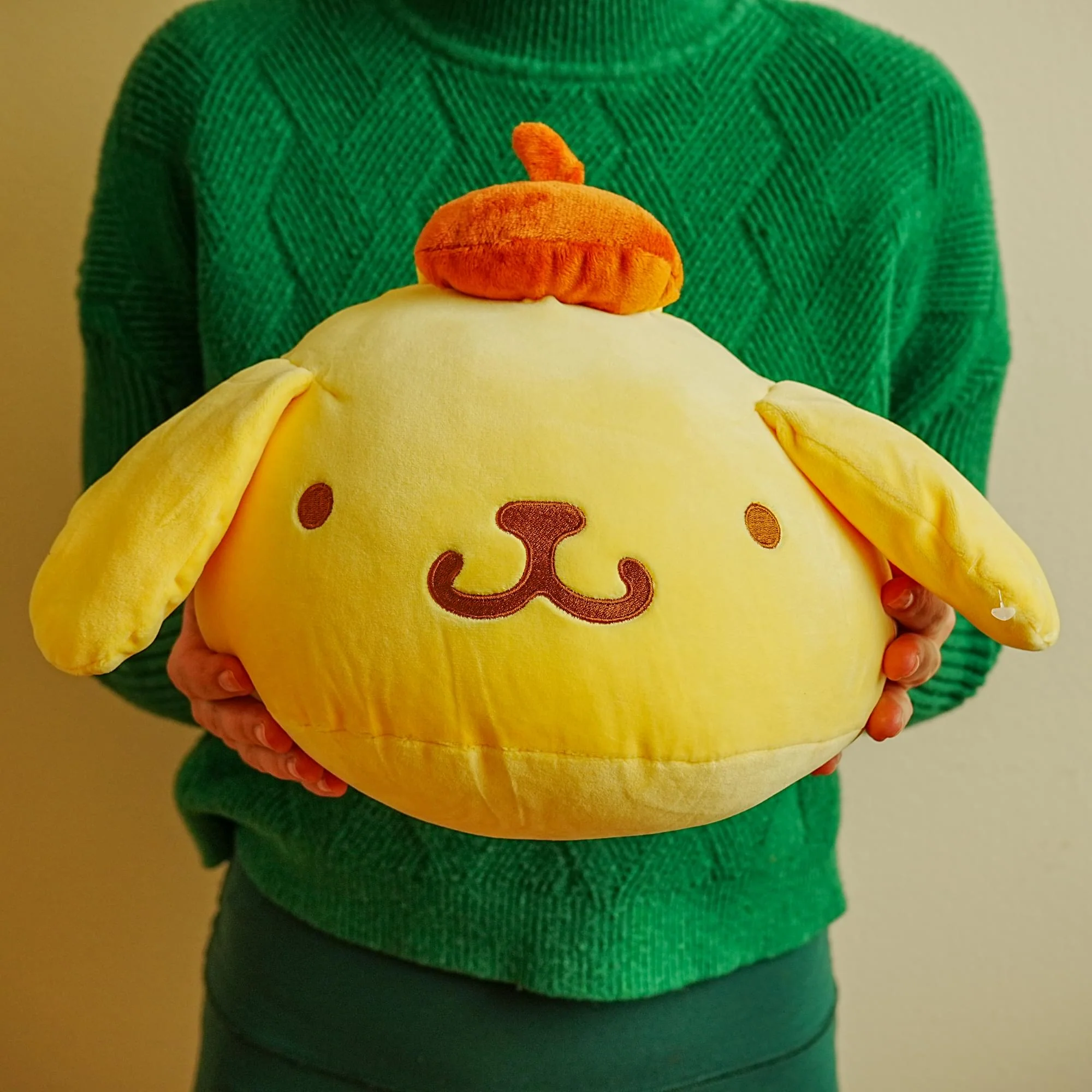 Sanrio Hello Kitty and Friends 10 Inch Dumpling Plush | Pompom Purin - Image 5