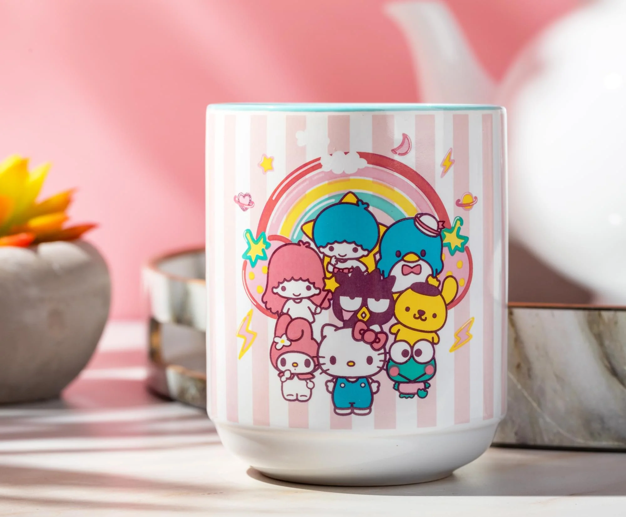 Sanrio Hello Kitty and Friends Asian Ceramic Tea Cup | Holds 12 Ounces - Image 7