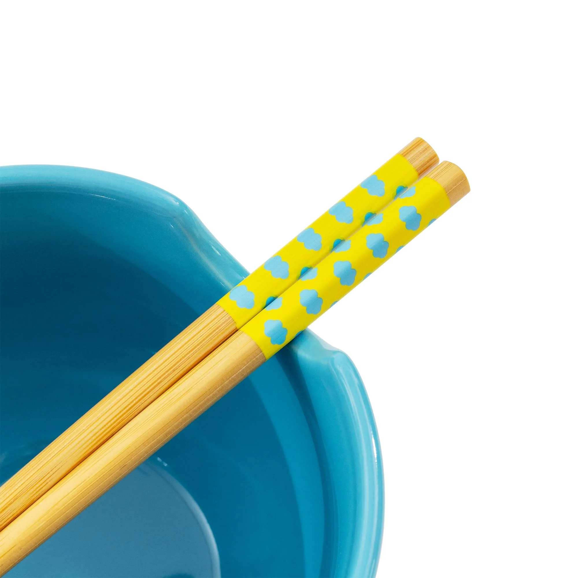Sanrio Hello Kitty and Friends Blue 20-Ounce Ramen Bowl and Chopstick Set - Image 3