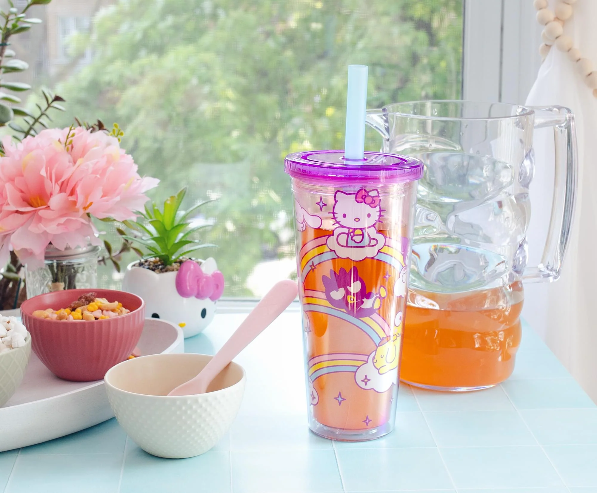 Sanrio Hello Kitty and Friends Carnival Cup With Lid and Straw | Holds 24 Ounces - Image 8