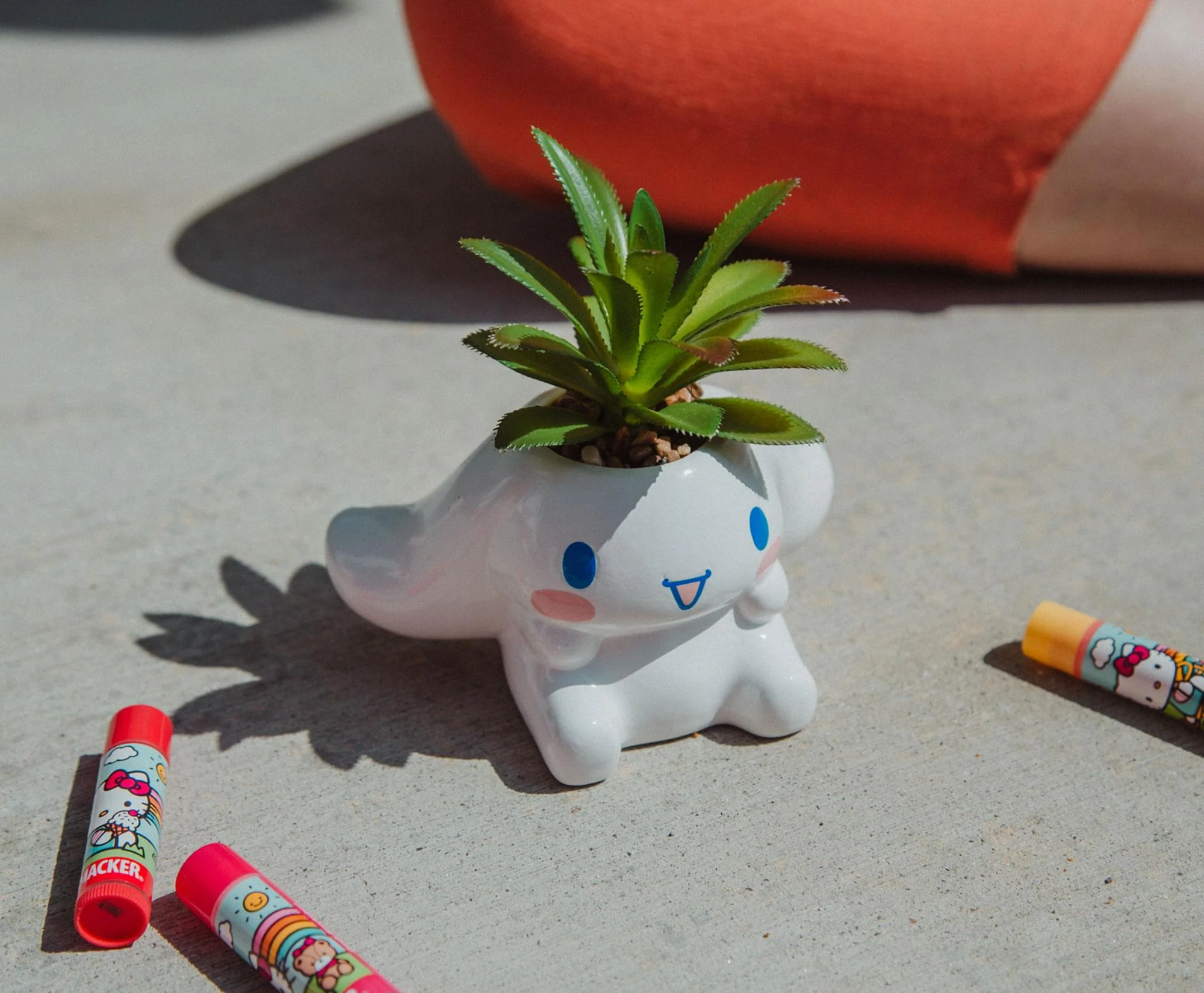 Sanrio Cinnamoroll 3-Inch Ceramic Mini Planter With Artificial Succulent - Image 7