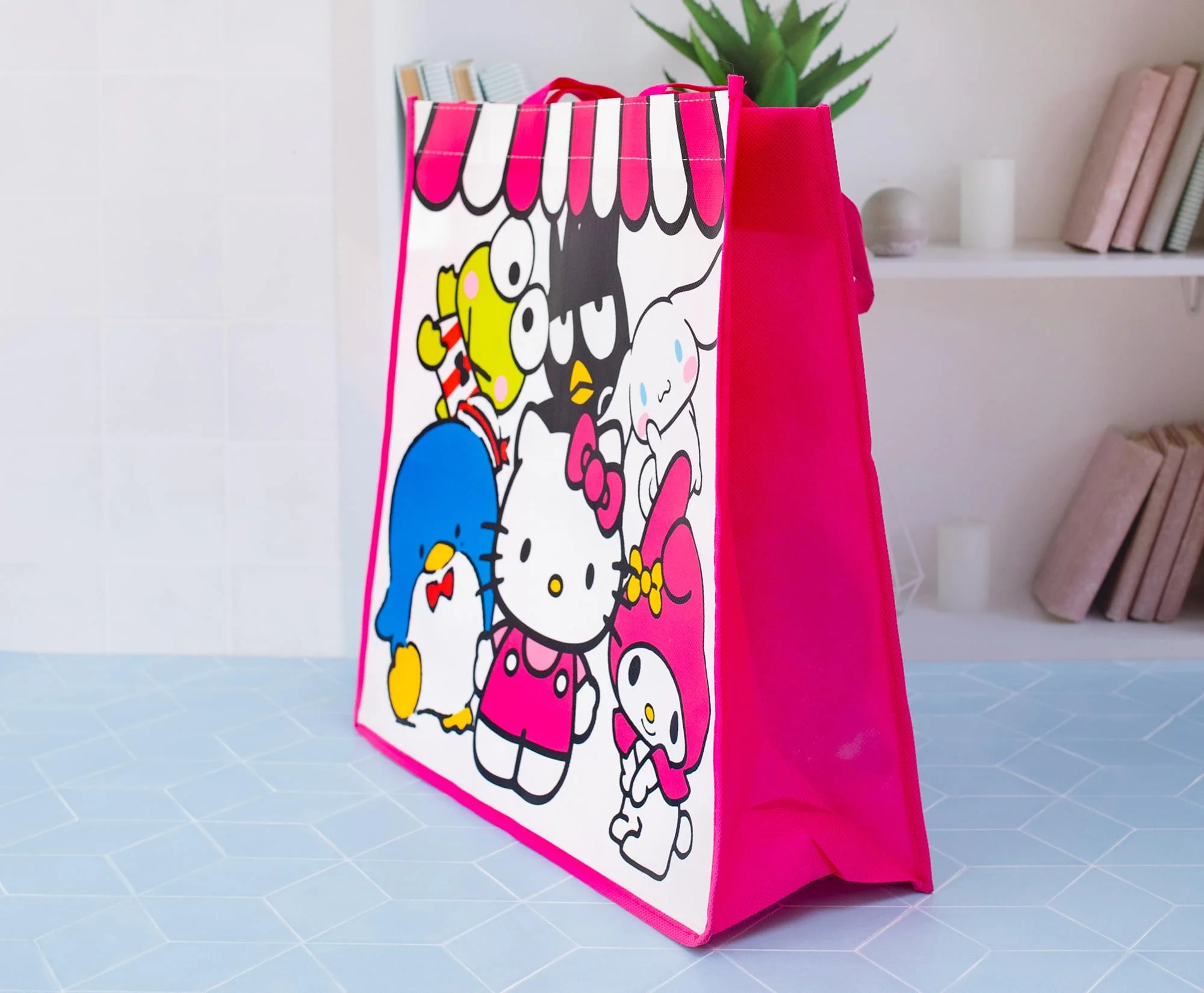Sanrio Hello Kitty and Friends Eco Friendly Tote Bag | 15" x 5.5" x 13.5" - Image 4