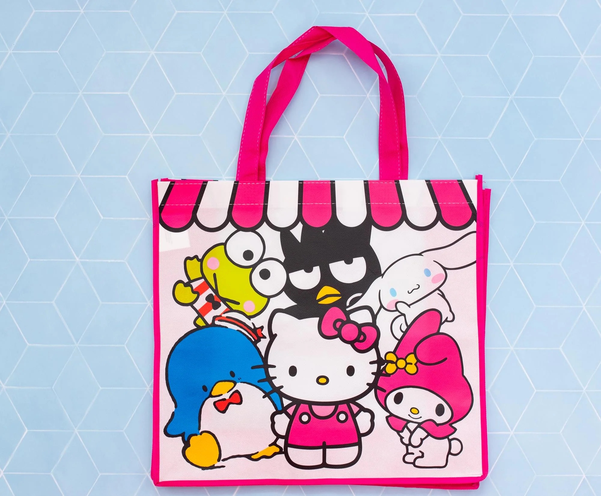 Sanrio Hello Kitty and Friends Eco Friendly Tote Bag | 15" x 5.5" x 13.5" - Image 6