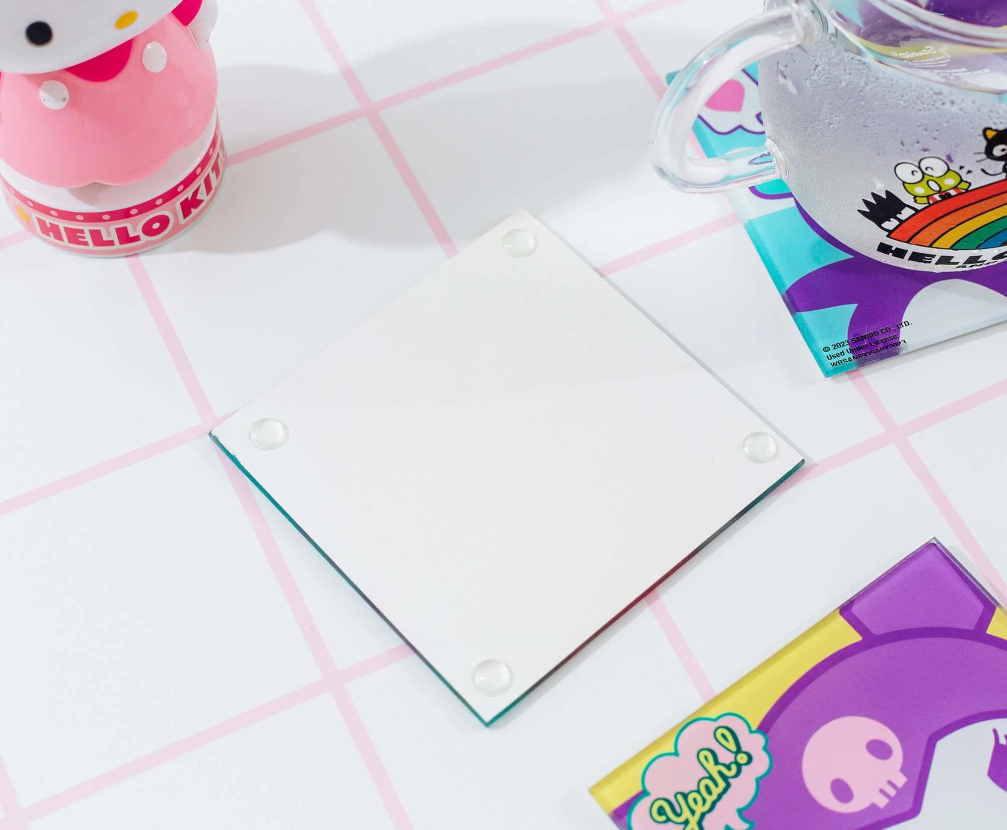Sanrio Hello Kitty and Friends Glass Coasters | Set of 4 - Image 6