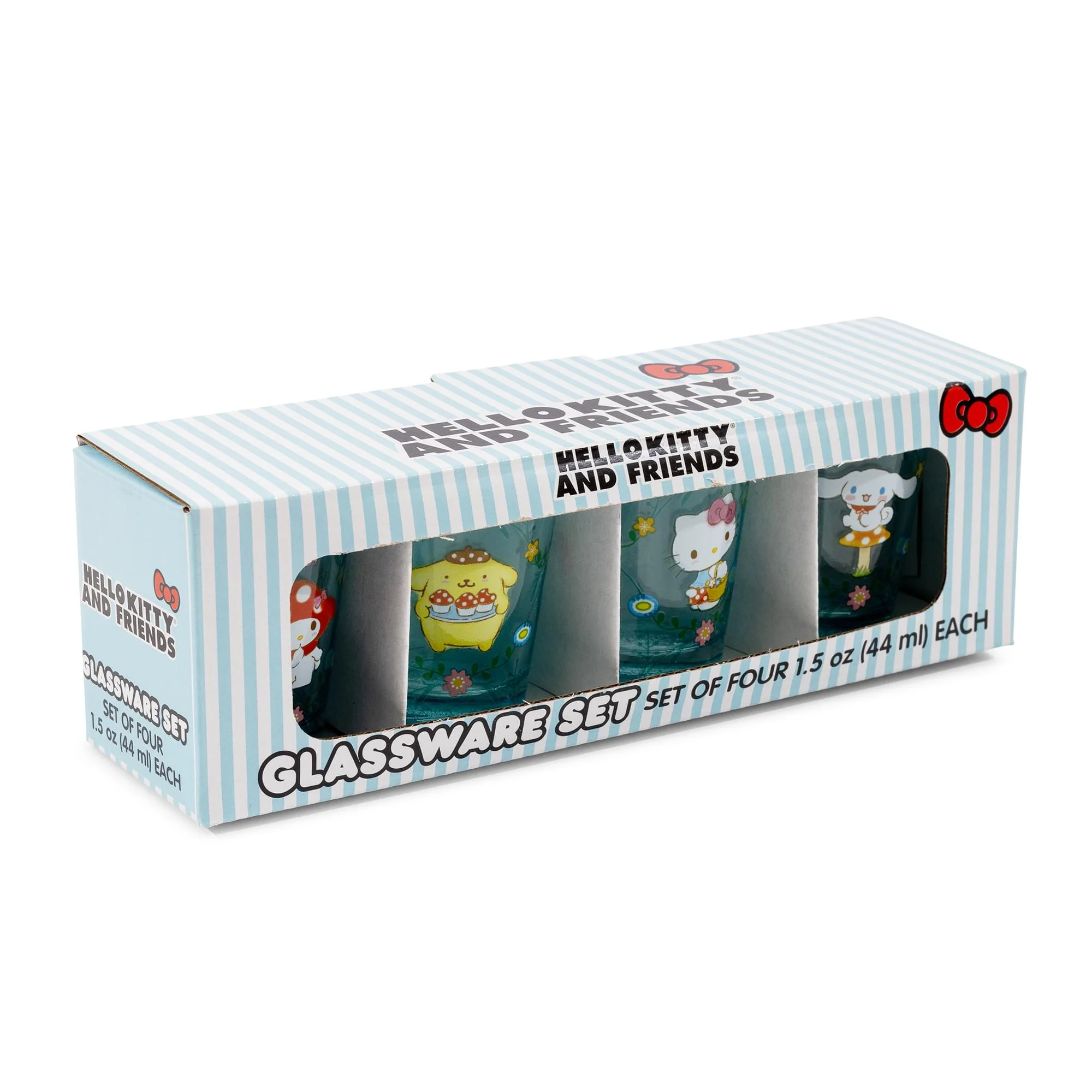 Sanrio Hello Kitty and Friends Mushroom Crew Mini Shot Glasses | Set of 4 - Image 2