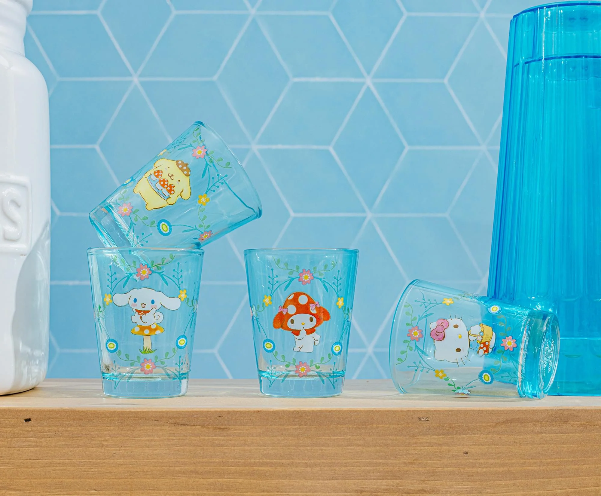 Sanrio Hello Kitty and Friends Mushroom Crew Mini Shot Glasses | Set of 4 - Image 6
