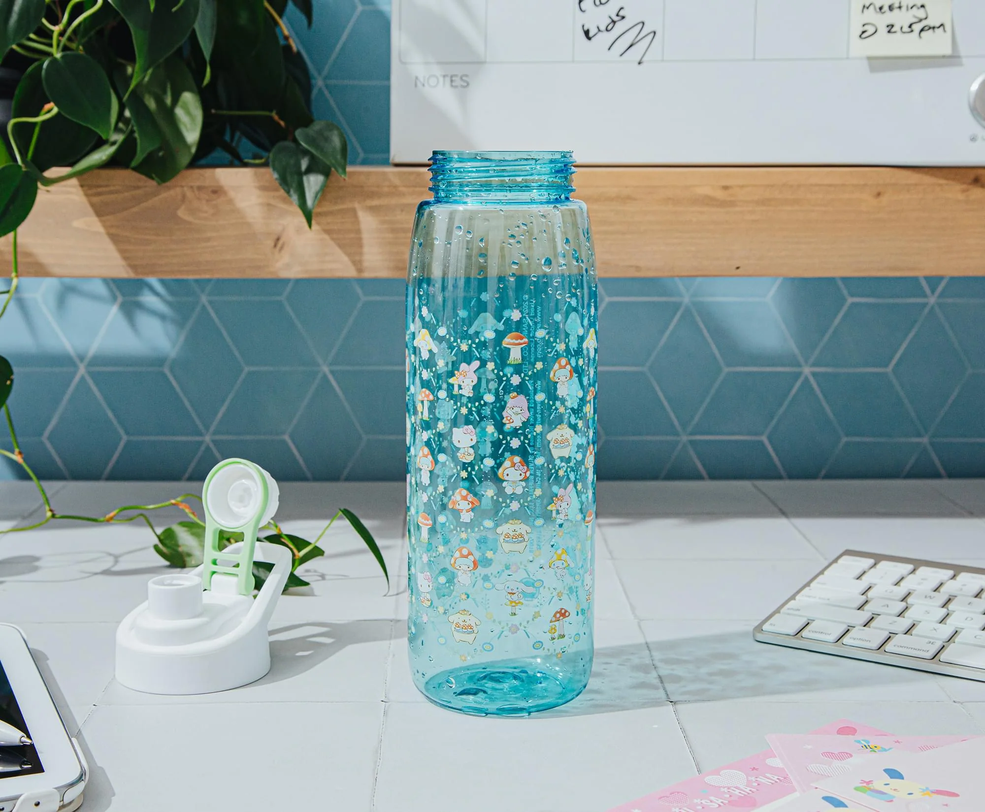 Sanrio Hello Kitty and Friends Mushroom Crew Water Bottle | Holds 28 Ounces - Image 9