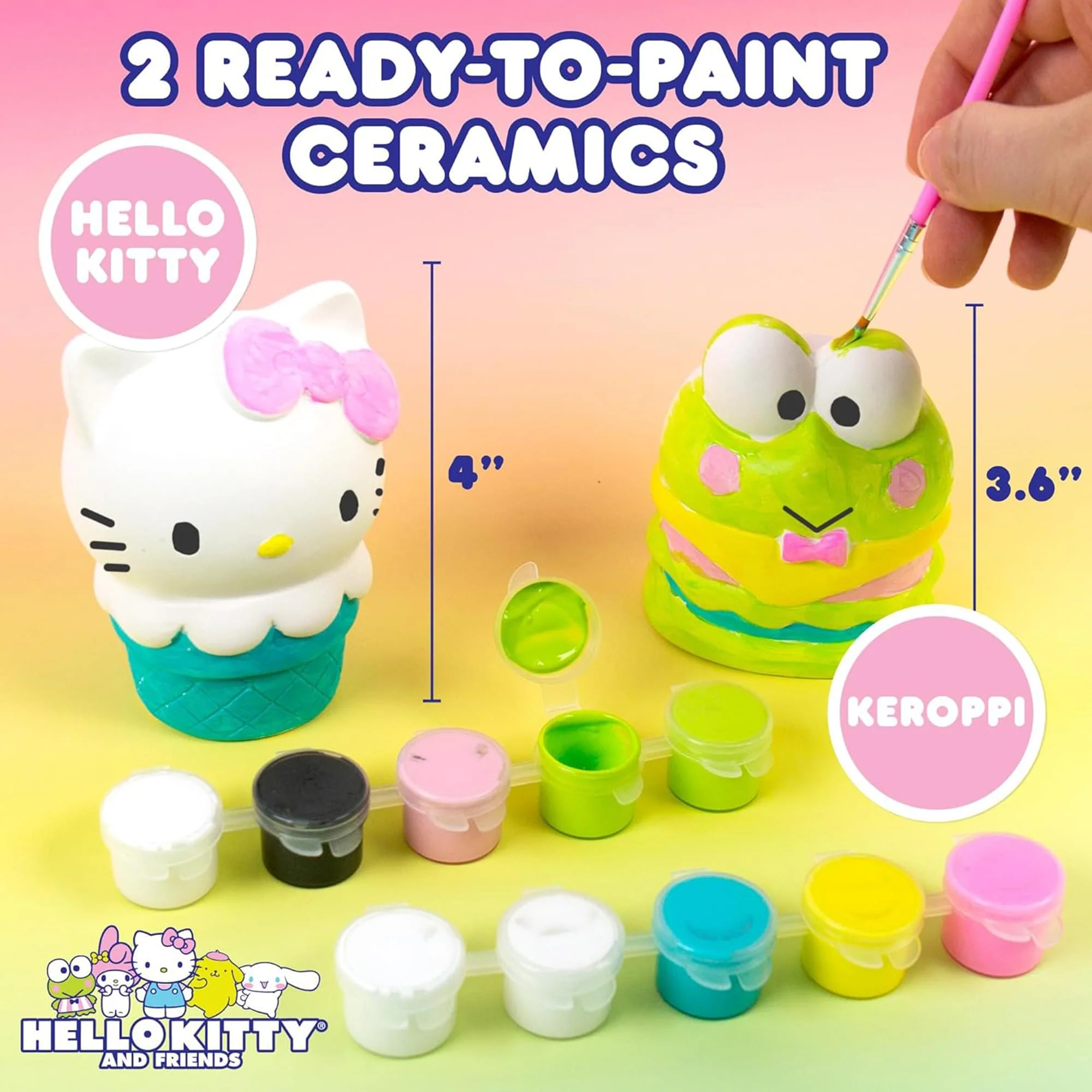Sanrio Hello Kitty and Friends Paint Your Own Figurines Kit - Image 5