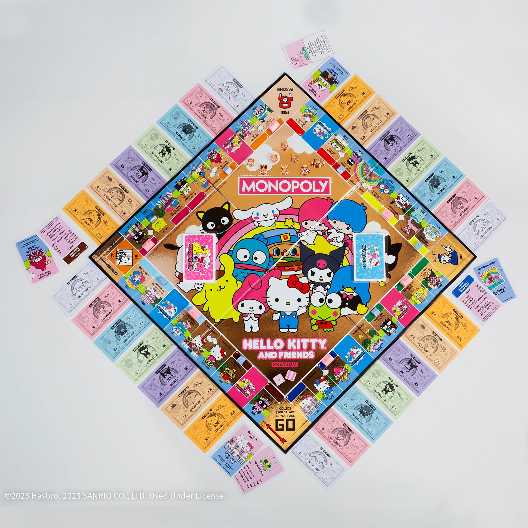 Sanrio Hello Kitty and Friends Premium Monopoly Board Game - Image 3