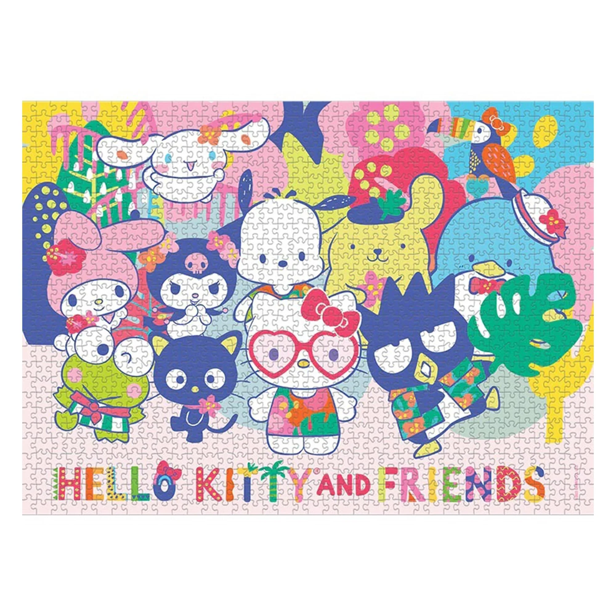 Sanrio Hello Kitty and Friends "Tropical Times" 1000 Piece Jigsaw Puzzle - Image 2