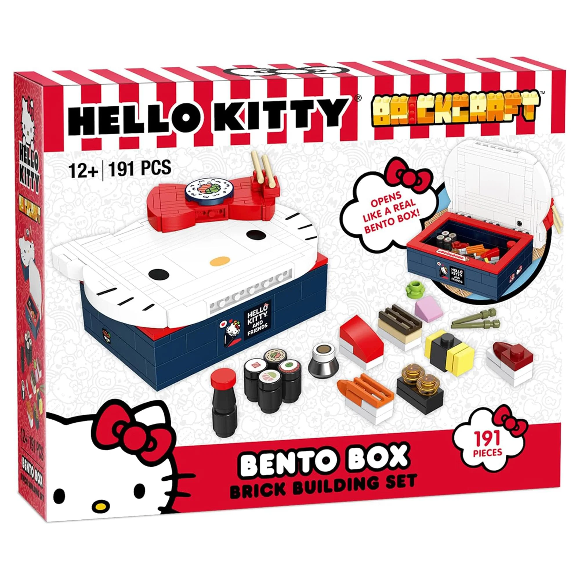Sanrio Hello Kitty Bento Box 191 Piece Brick Building Set - Image 2