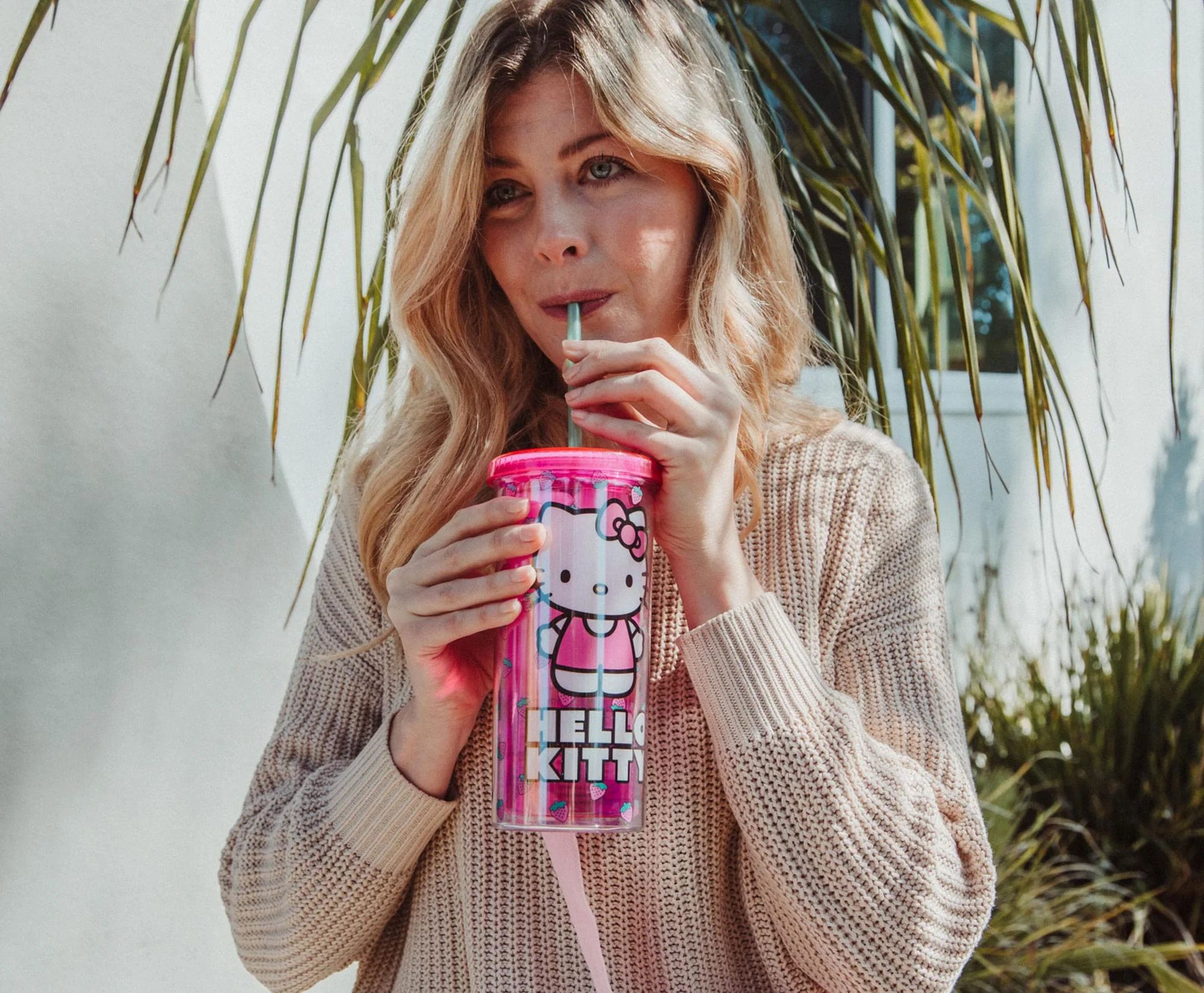 Sanrio Hello Kitty Berry Pink Carnival Cup With Lid | Holds 20 Ounces - Image 6