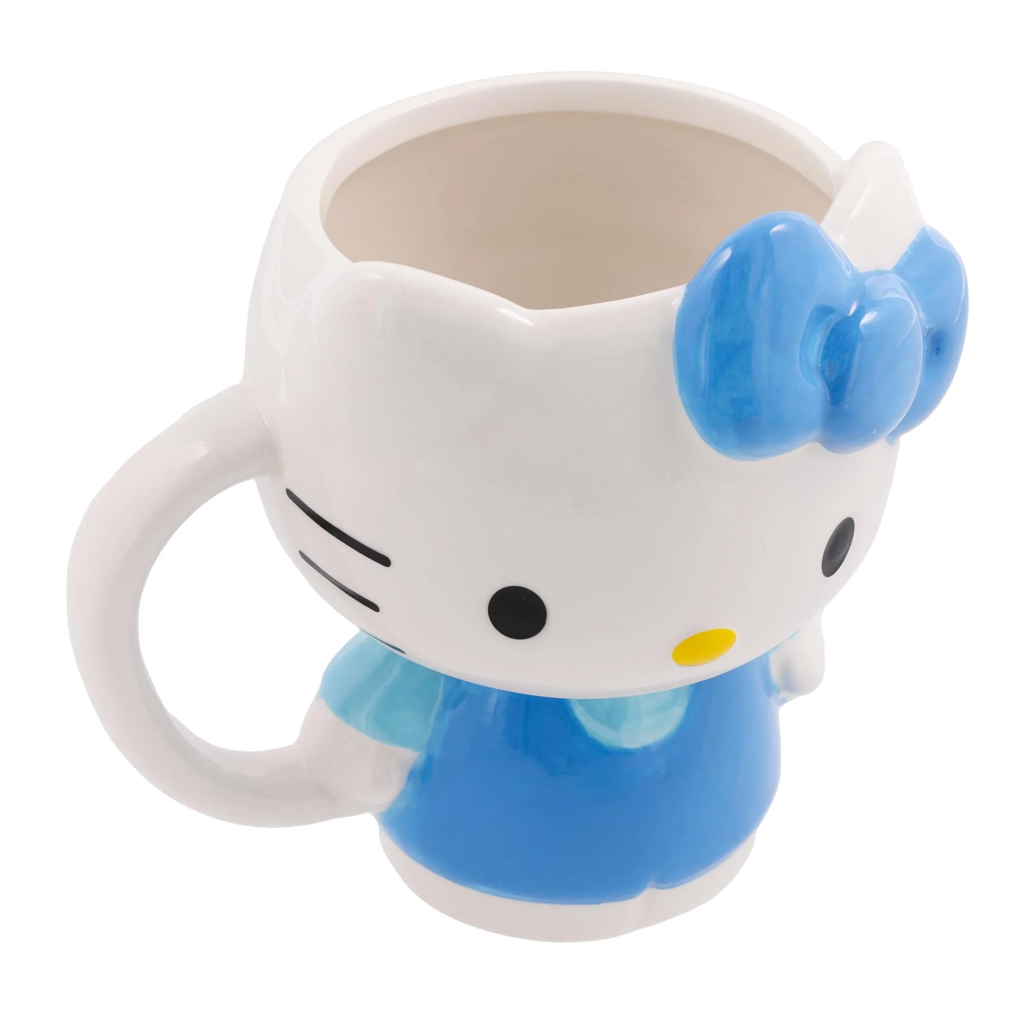 Sanrio Hello Kitty Blue Sculpted Ceramic Mug | Holds 20 Ounces - Image 3