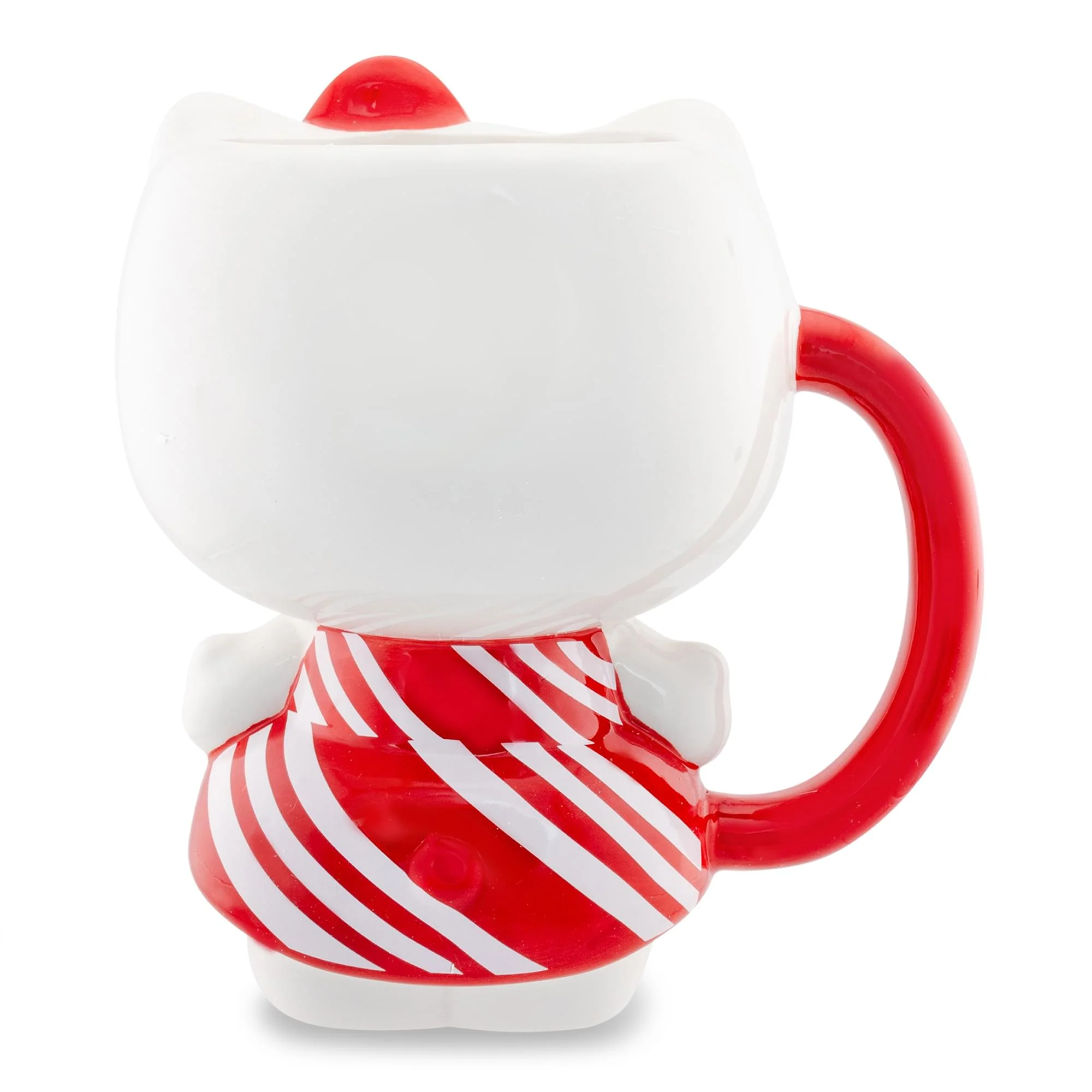 Sanrio Hello Kitty Candy Cane Dress 3D Sculpted Ceramic Mug | Holds 20 Ounces - Image 2